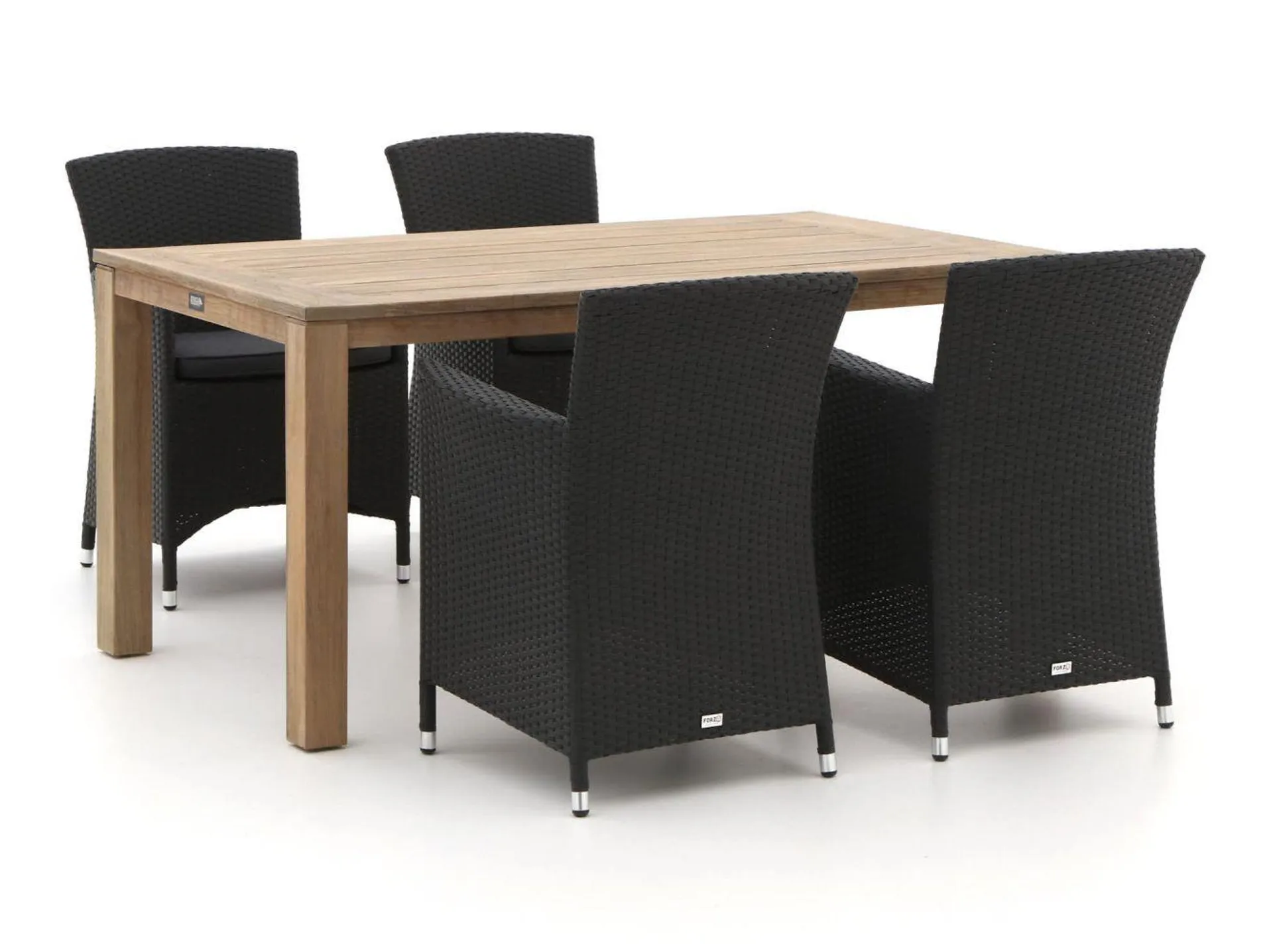 Forza Barga/ROUGH-S 160cm dining tuinset 5-delig