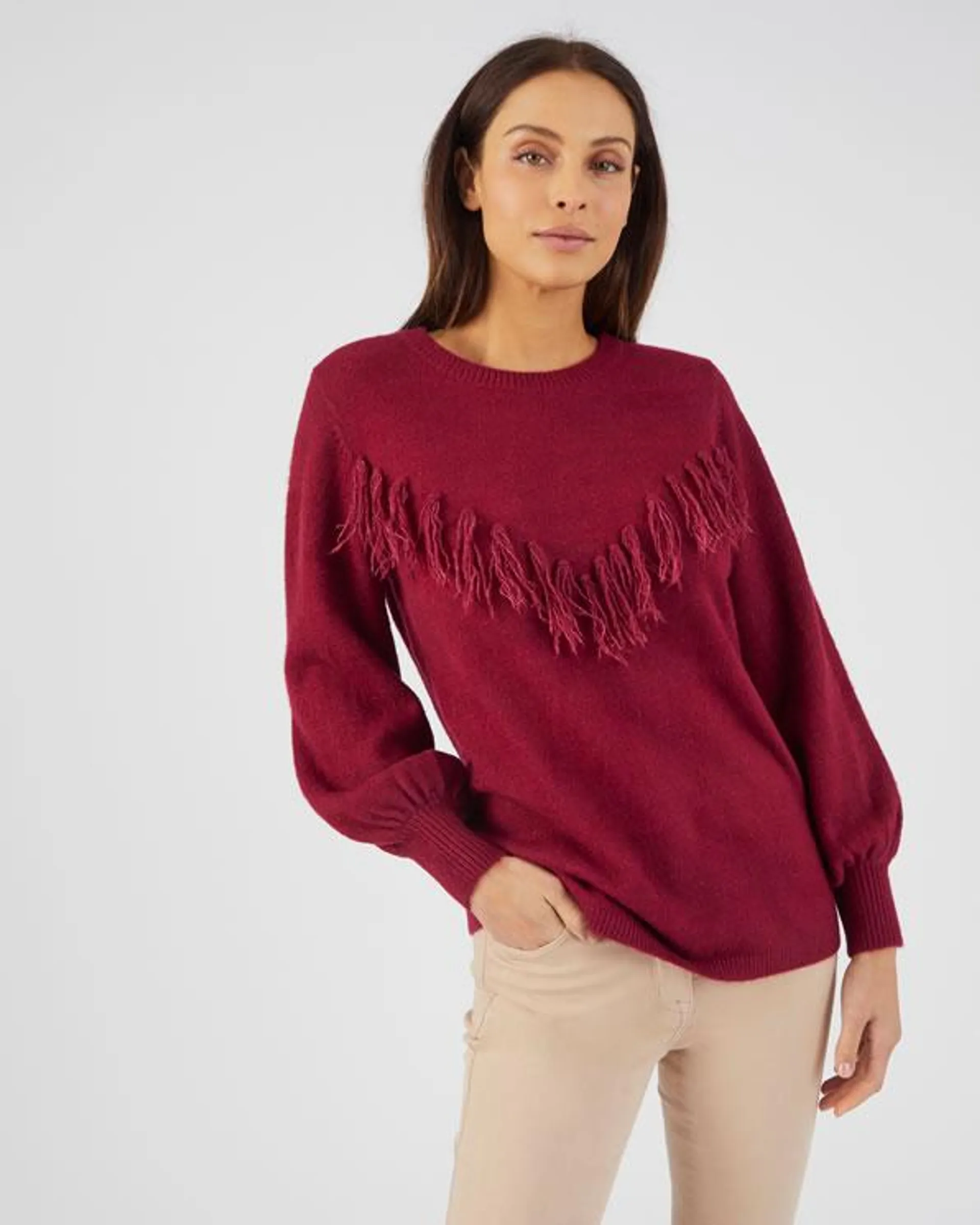 Pull met franjes, Thermolactyl®