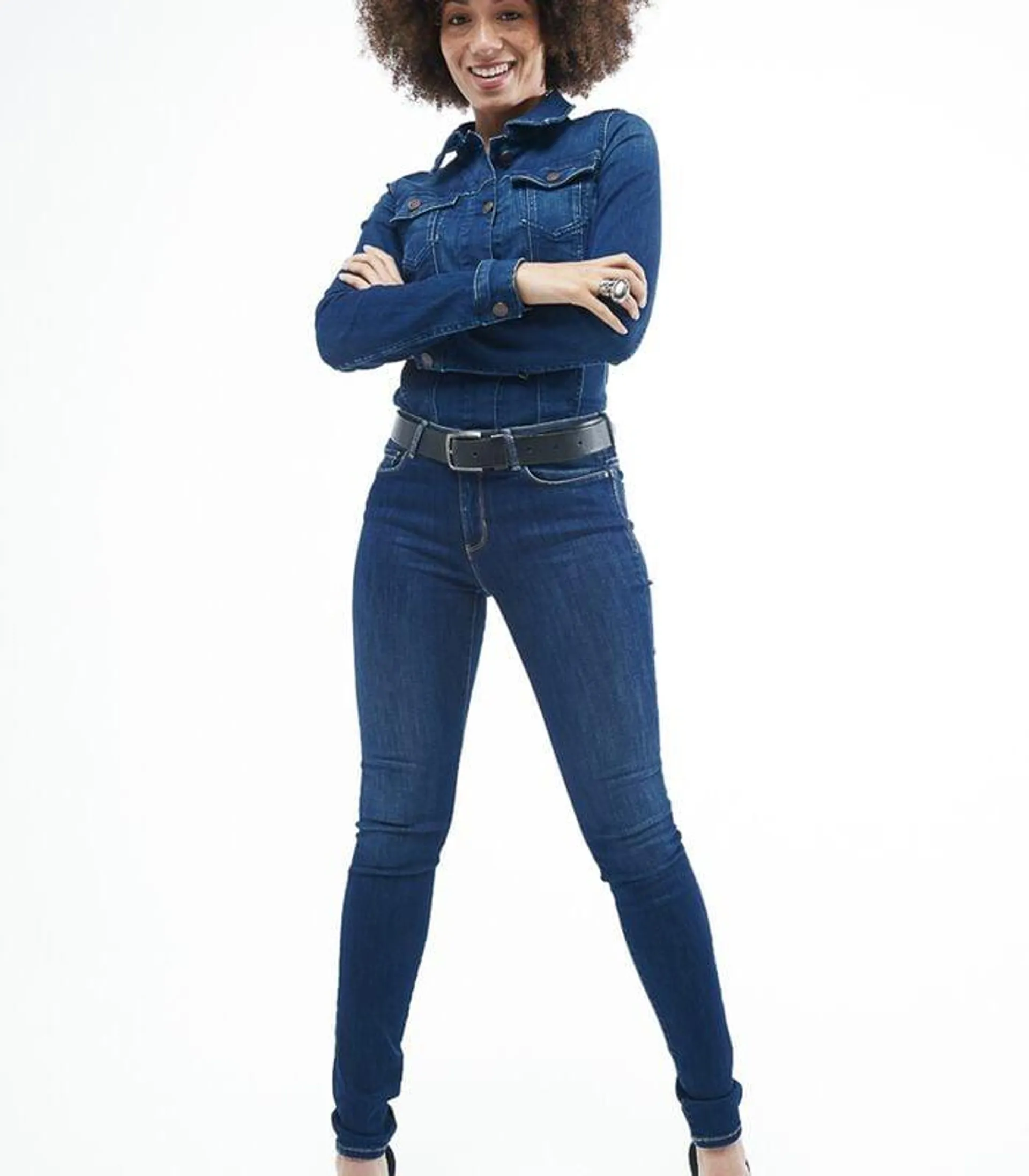 Kato Angel Blue - Slim fit jeans