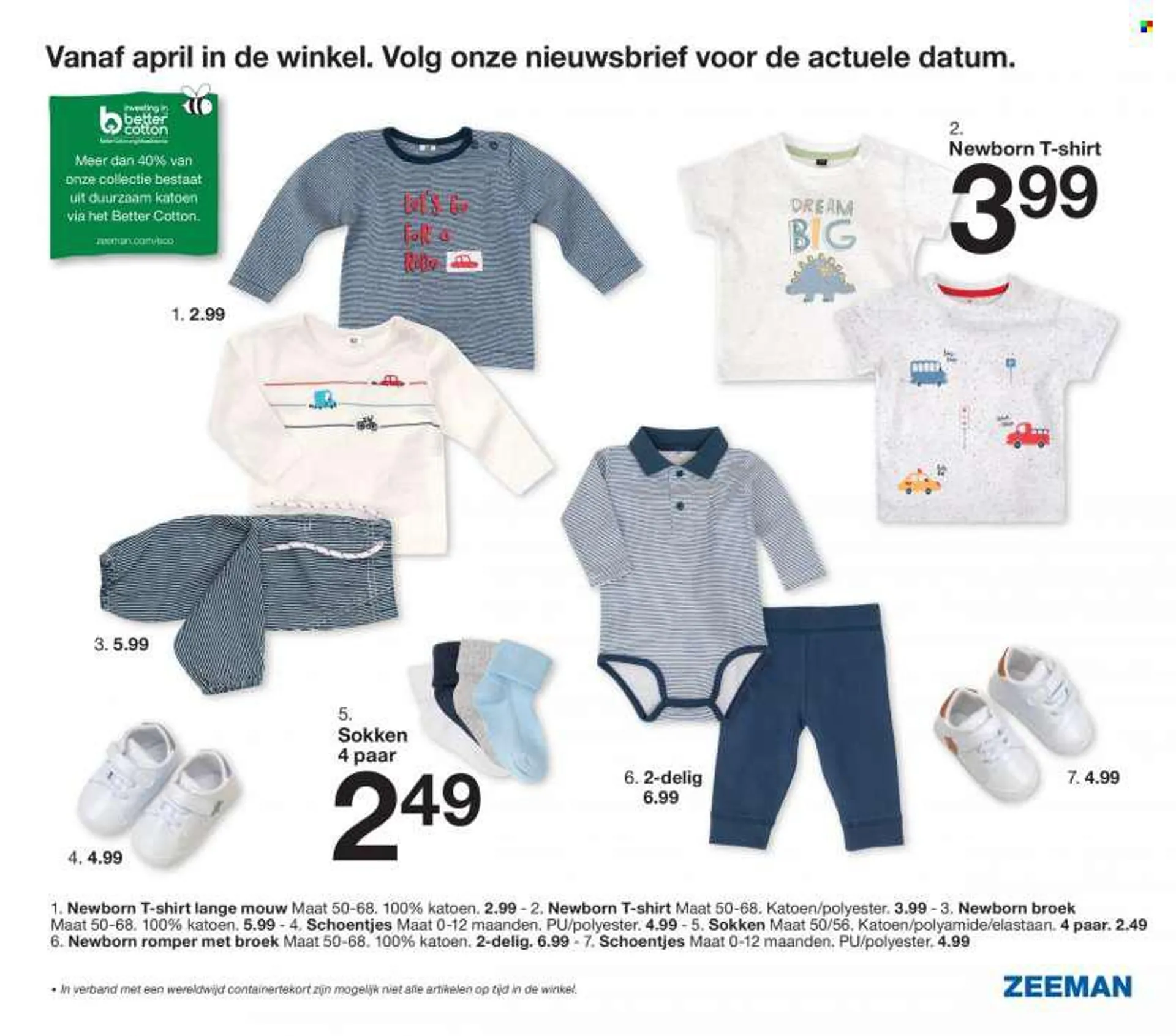 Zeeman-aanbieding -  producten in de aanbieding - broek, shirt, t-shirt. Pagina 11.