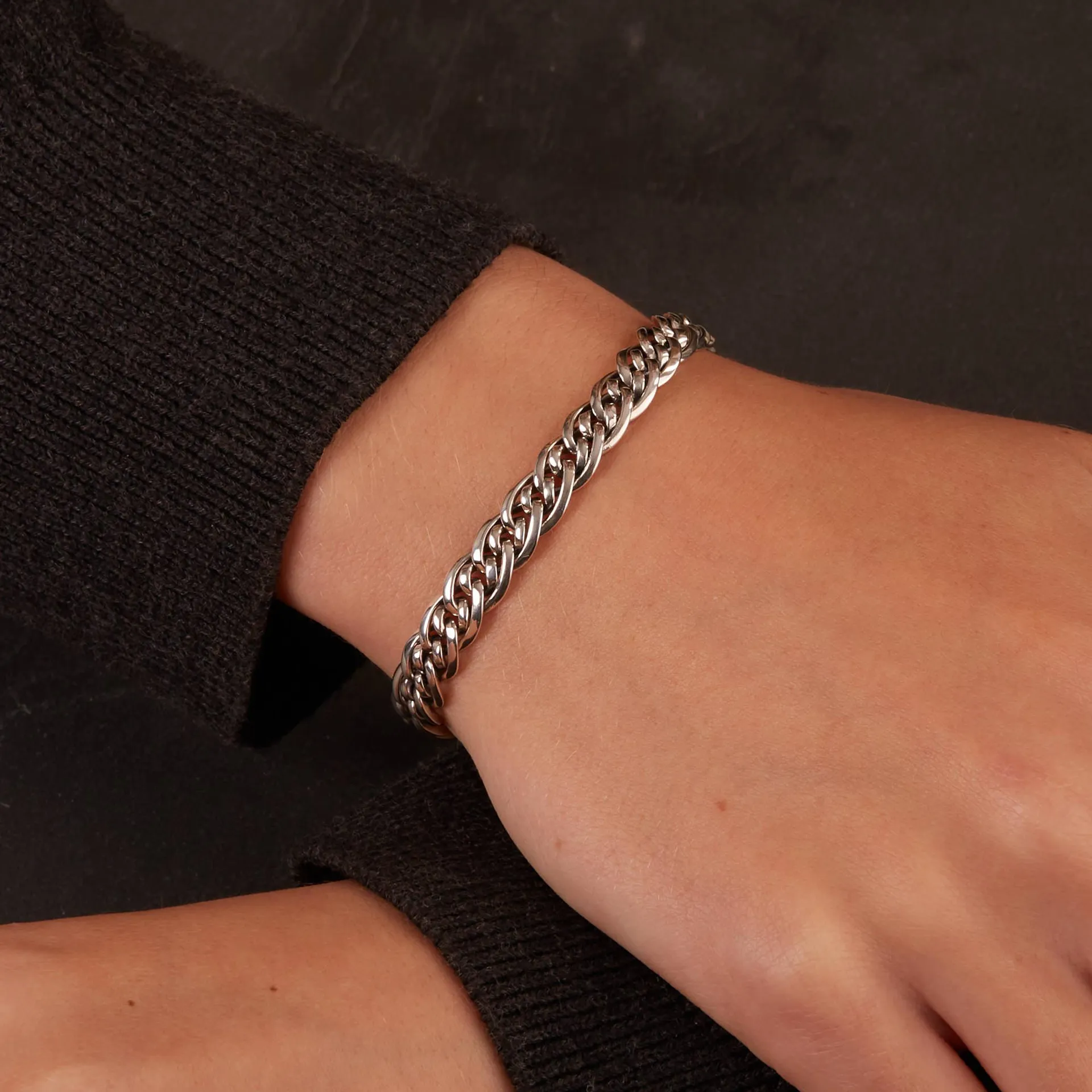 Nathalie 925 Sterling Zilveren Mini Armband BTBJ211 (Lengte: 17.00 - 20.00 cm)