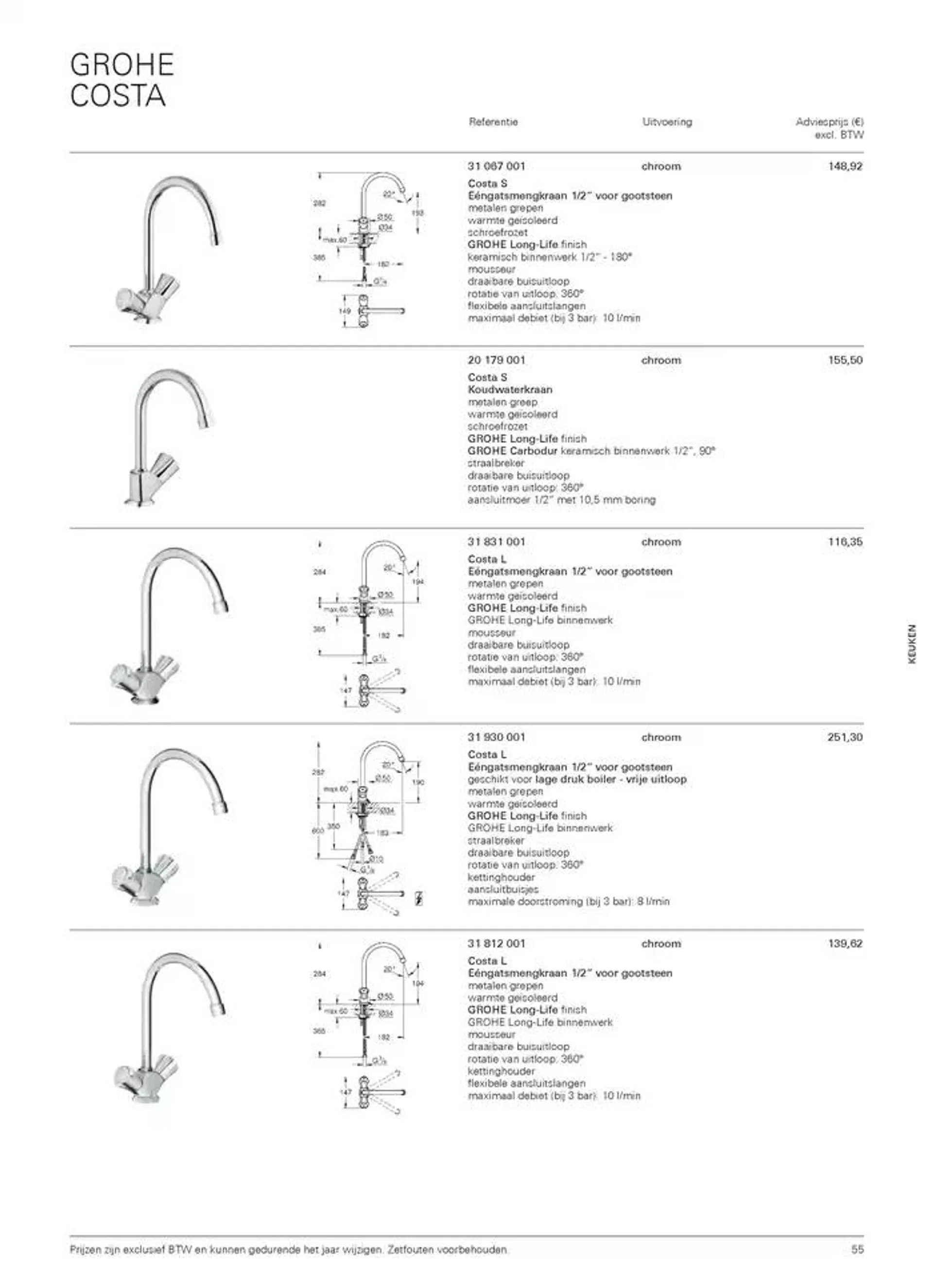 Catalogus Keuken van 16 oktober tot 31 december 2024 - folder pagina 55