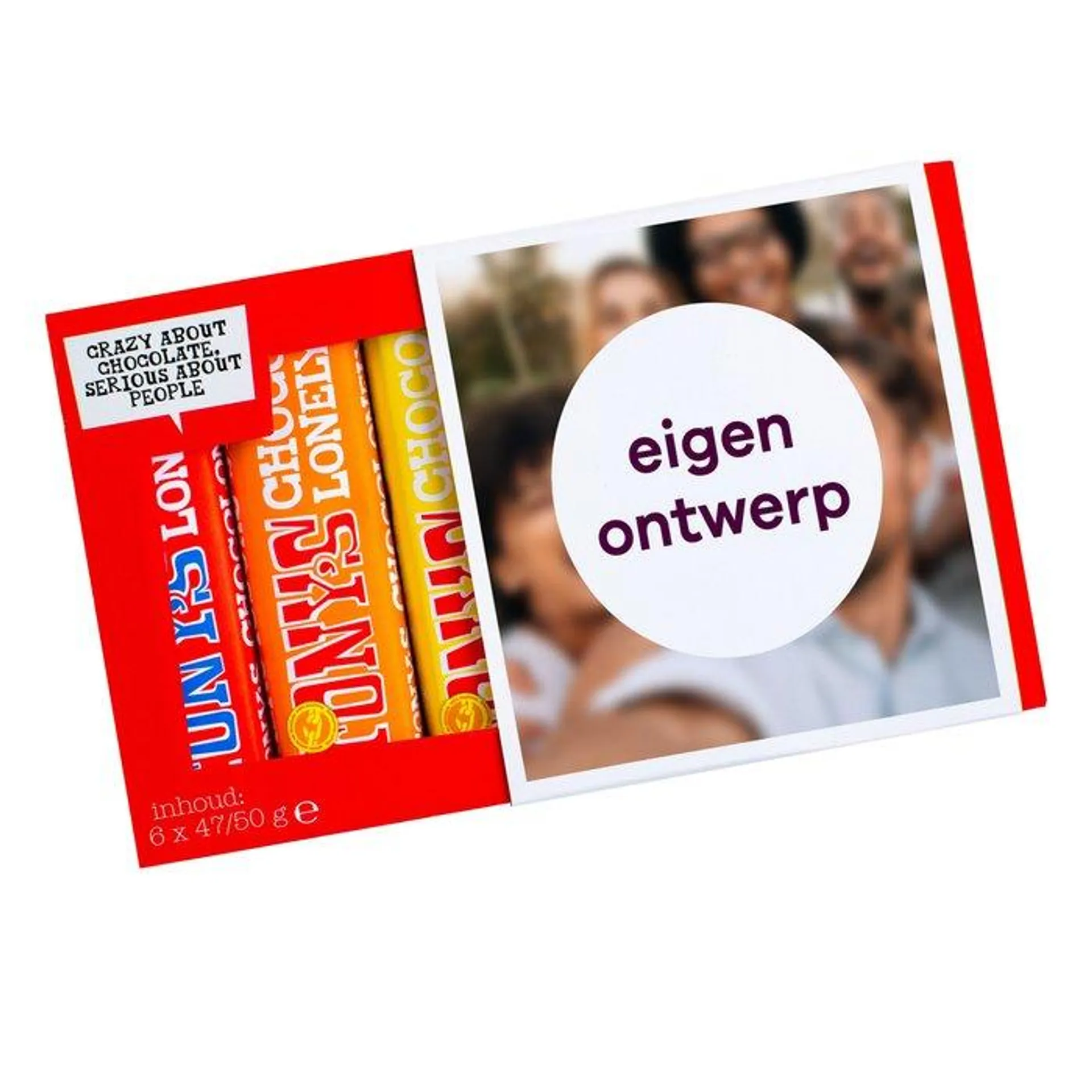 Tony’s Chocolonely | Proeverijtje | Eigen ontwerp | 300g