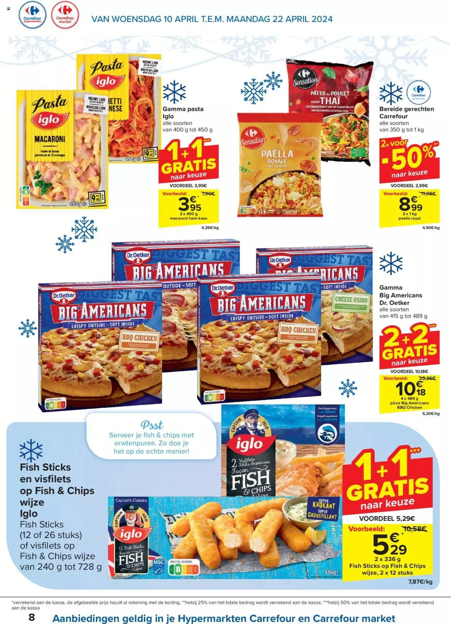 Carrefour Diepvries-special van 22 april tot 31 december 2024 - folder pagina 8