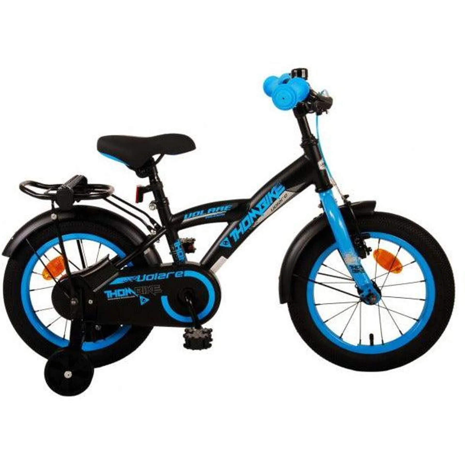 Volare Thombike Kinderfiets - Jongens - 14 inch - Zwart Blauw