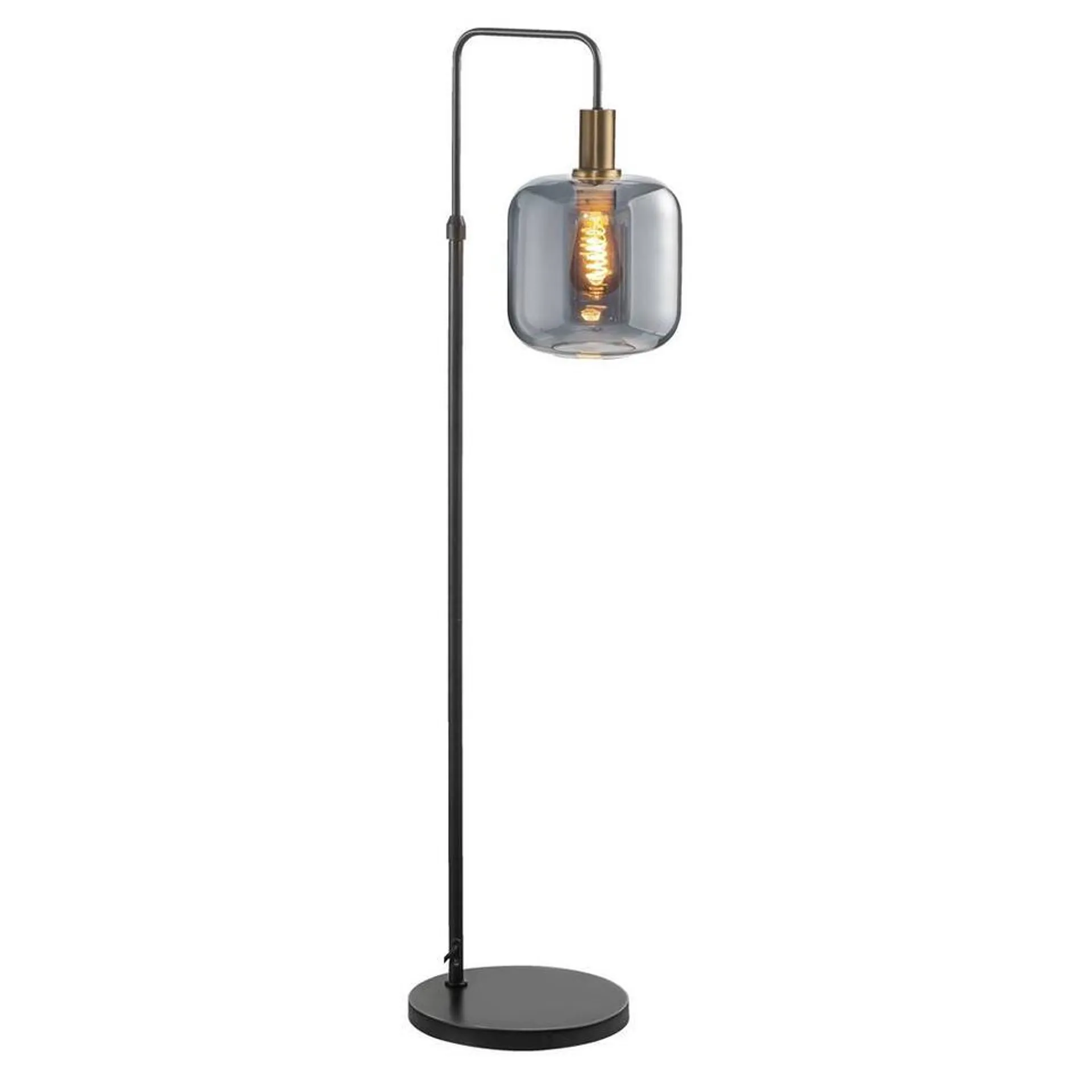 Vloerlamp Toulouse - zwart - 108-150x35x28 cm