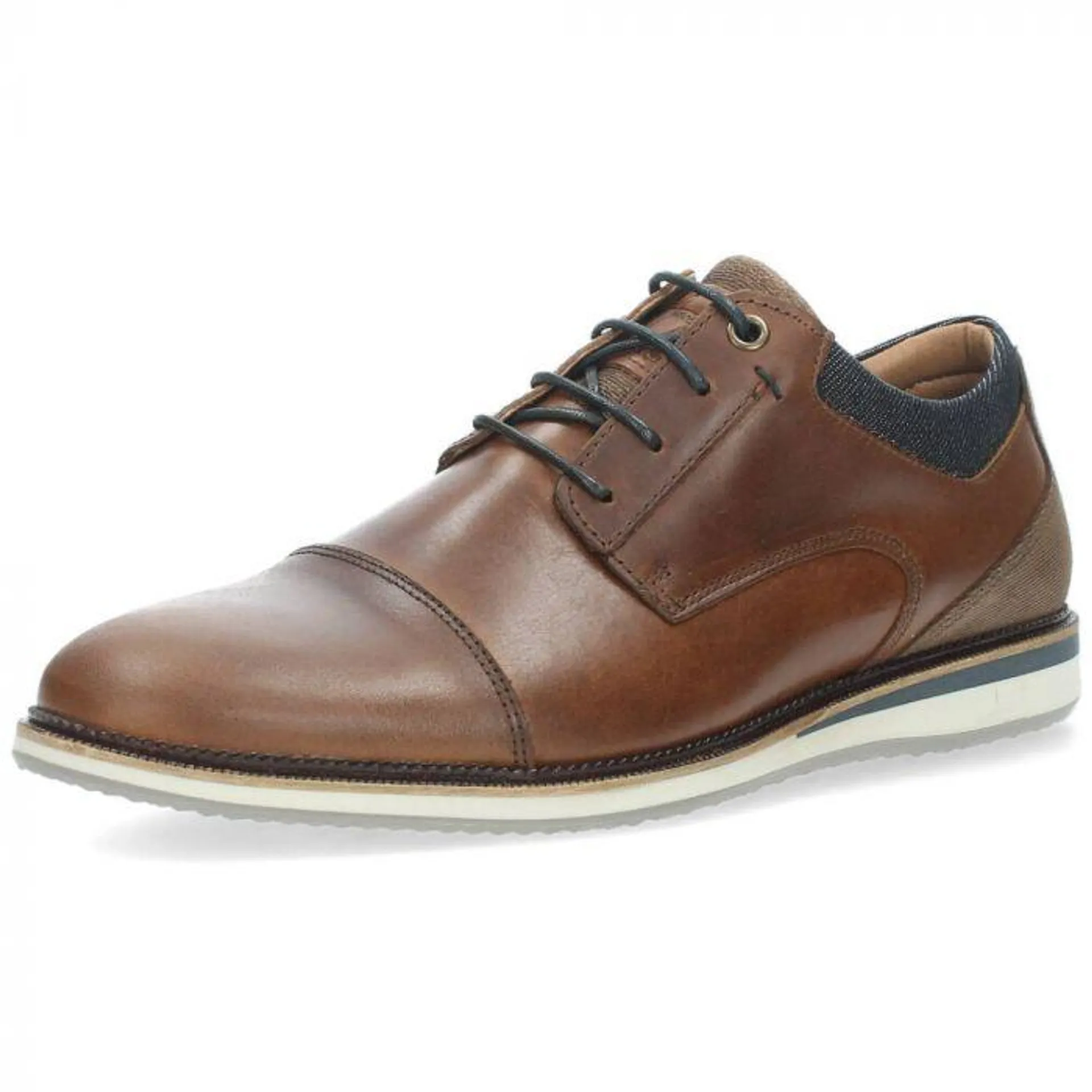 Cognac veterschoenen