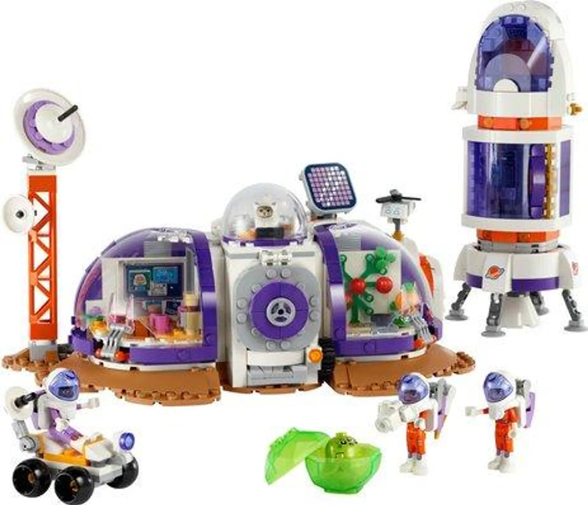 LEGO®FRIENDS 42605 - LA STATION SPATIALE MARTIENNE ET LA FUSEE