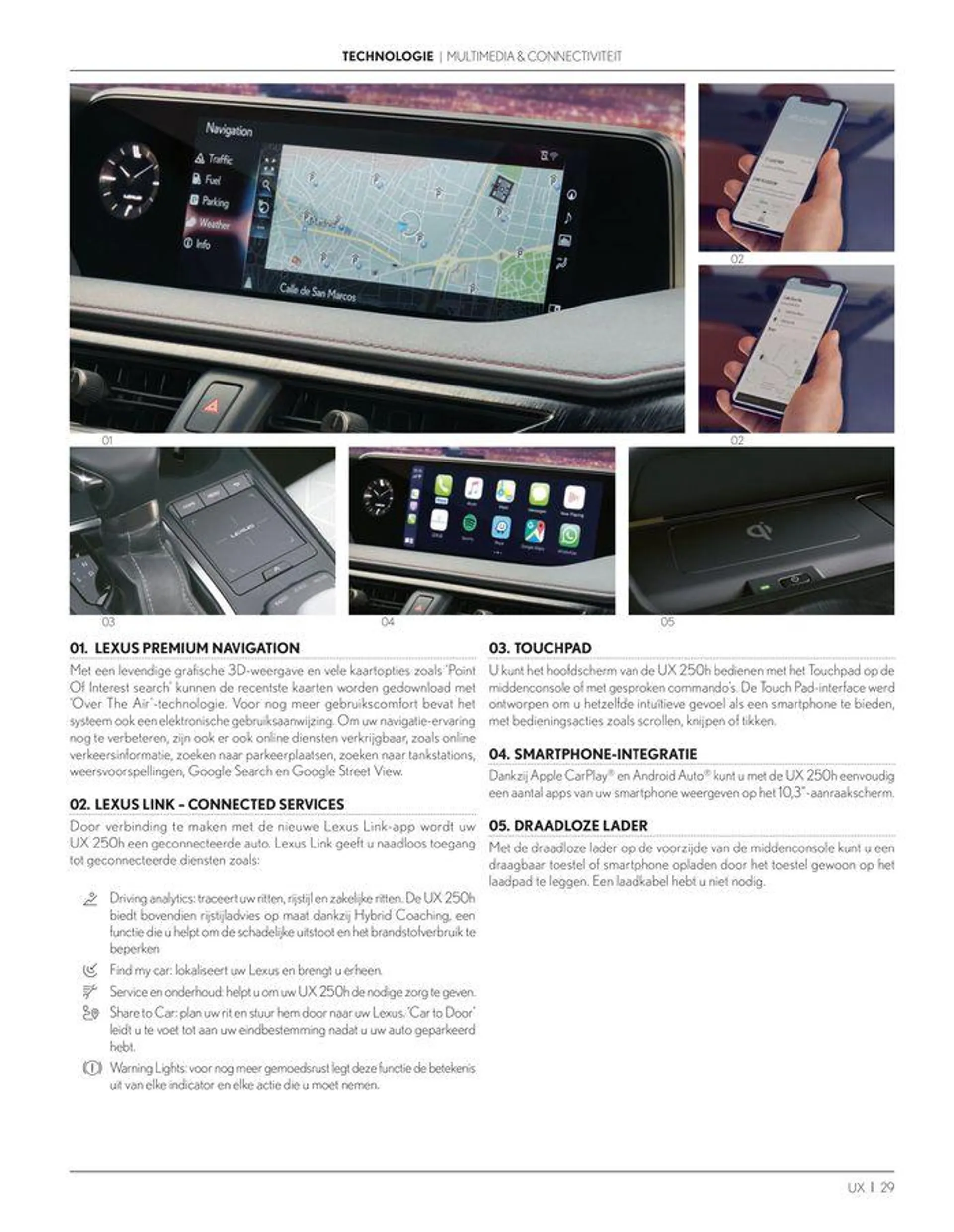 LEXUS UX  van 23 november tot 23 november 2024 - folder pagina 29