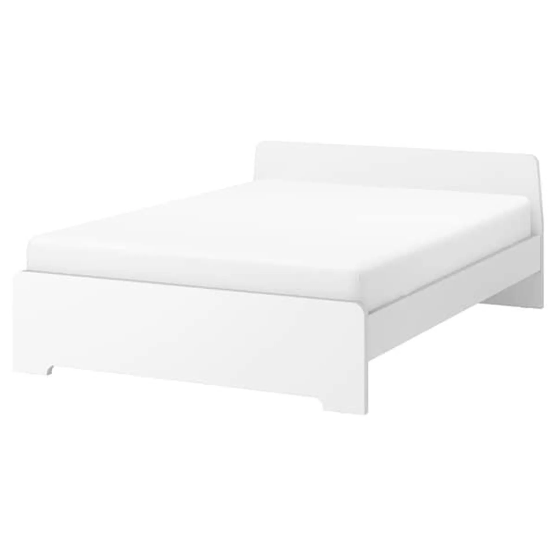 Bed frame, white,