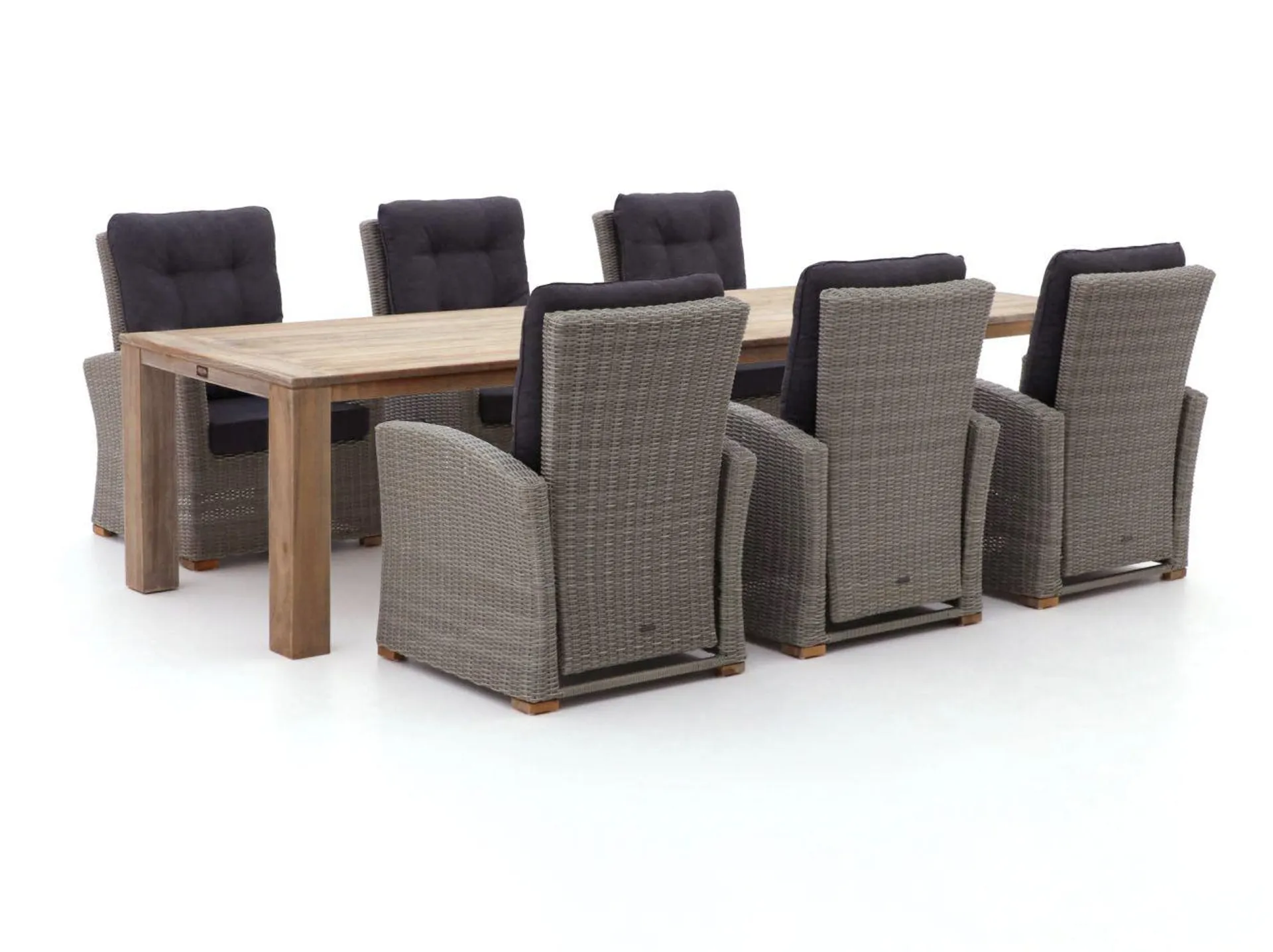 Intenso Mazzano/ROUGH-X 320cm lounge-dining tuinset 7-delig verstelbaar