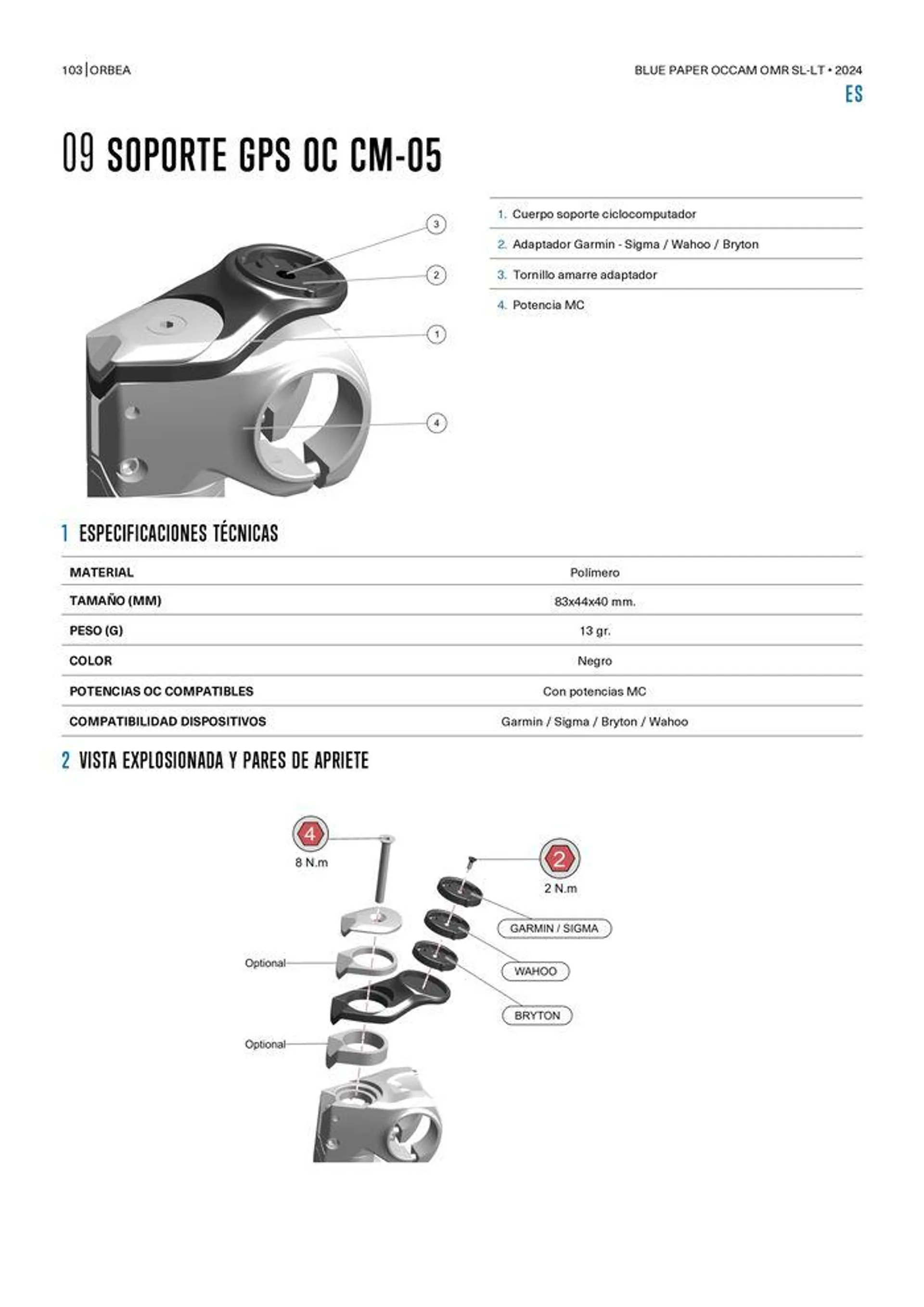 OCCAM OMR SL-LT 2024 van 25 oktober tot 25 oktober 2024 - folder pagina 103