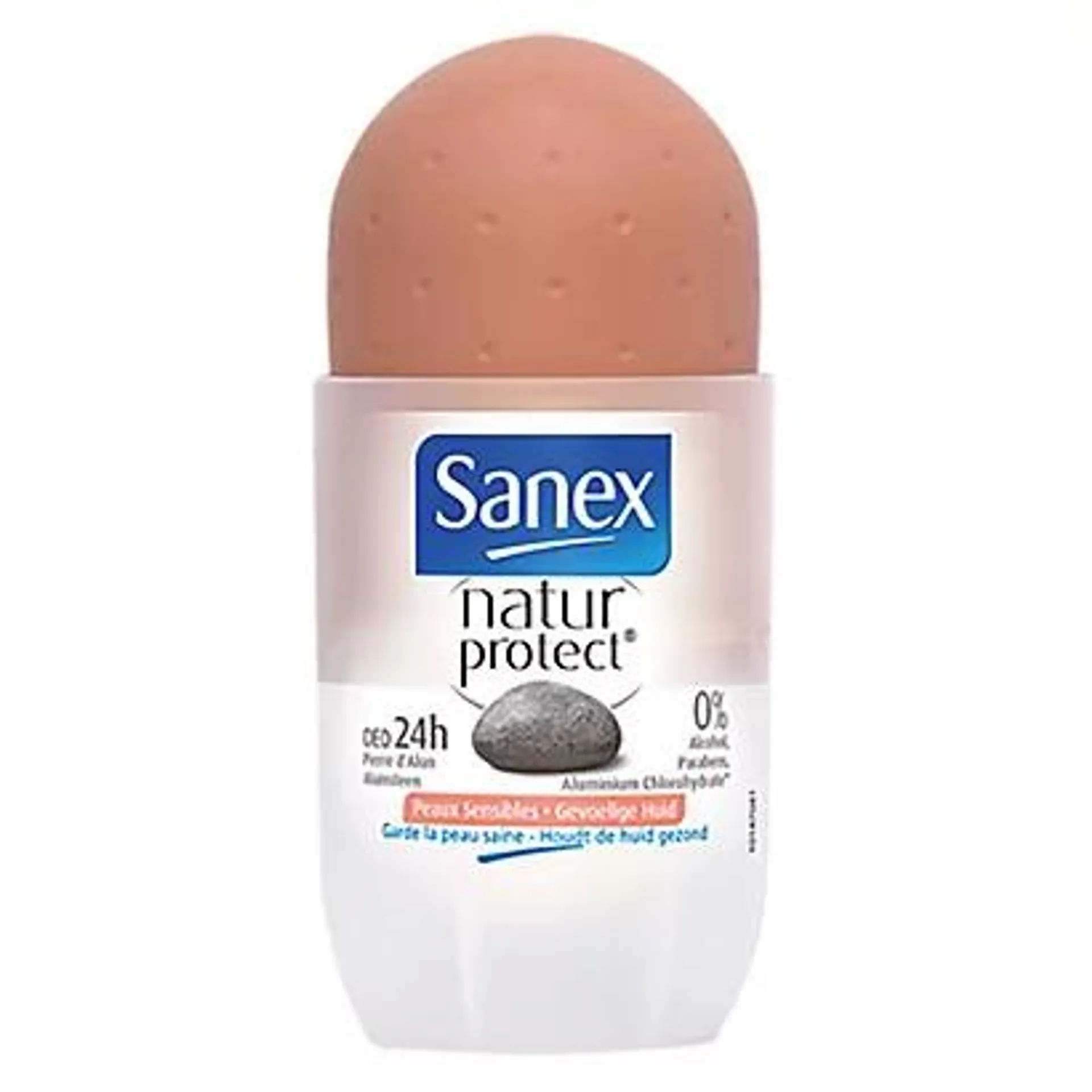 Deodorant roll on Sanex Natur Protect gevoelige huid, per flesje van 50 ml