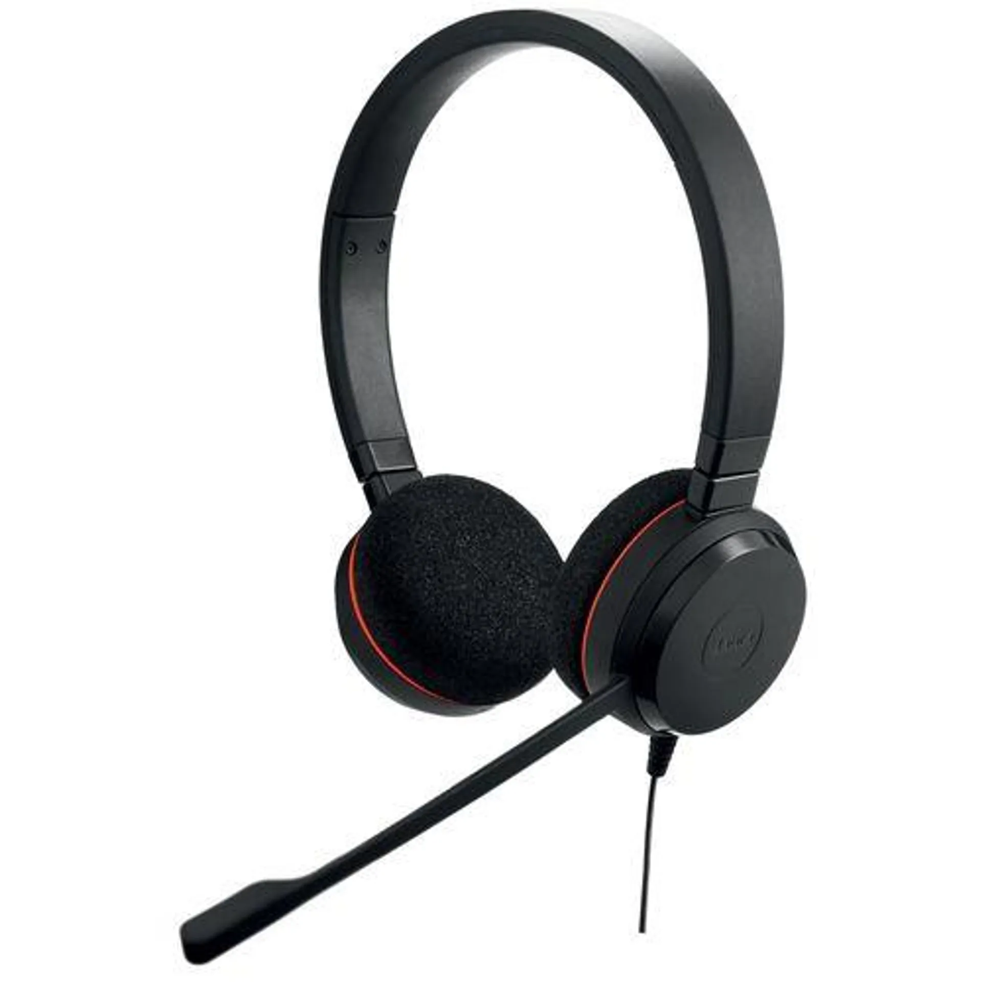 Jabra Evolve 20 UC Stereo Headset Bedraad Hoofdband Kantoor/callcenter USB Type-A Zwart