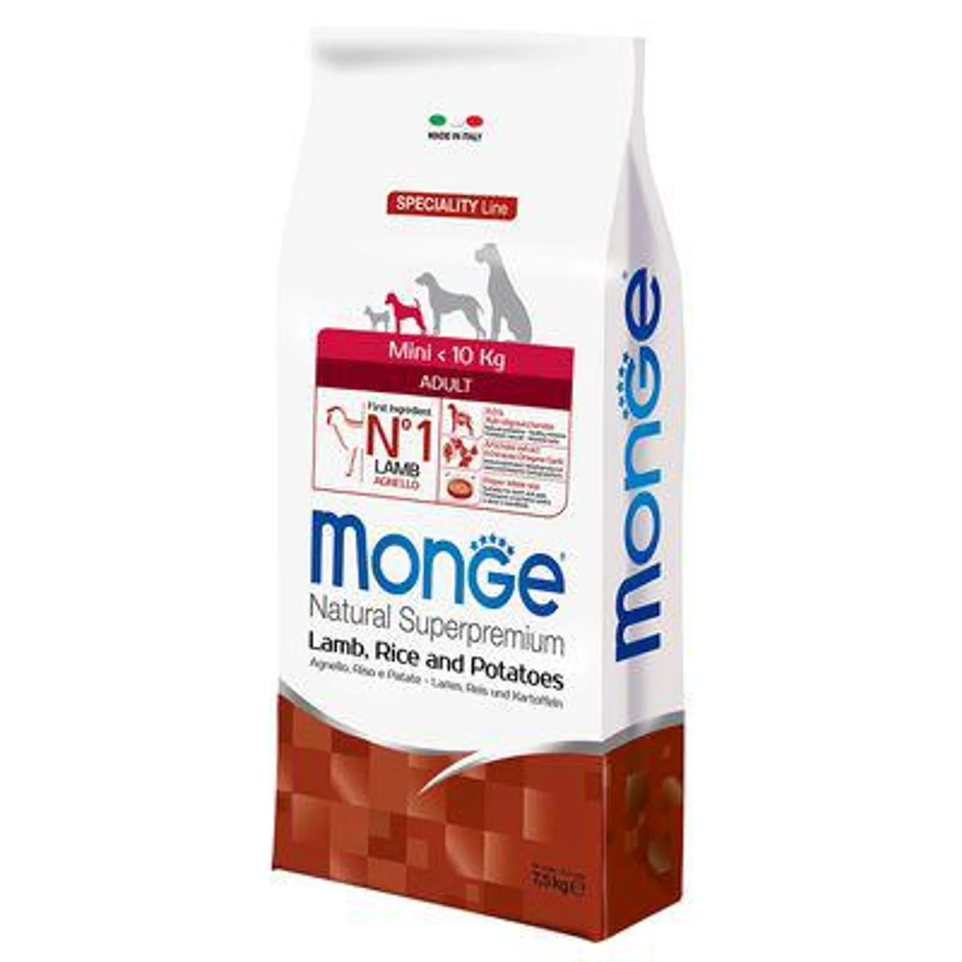 Monge Natural Superpremium Adult Mini agneau, riz & pomme de terre