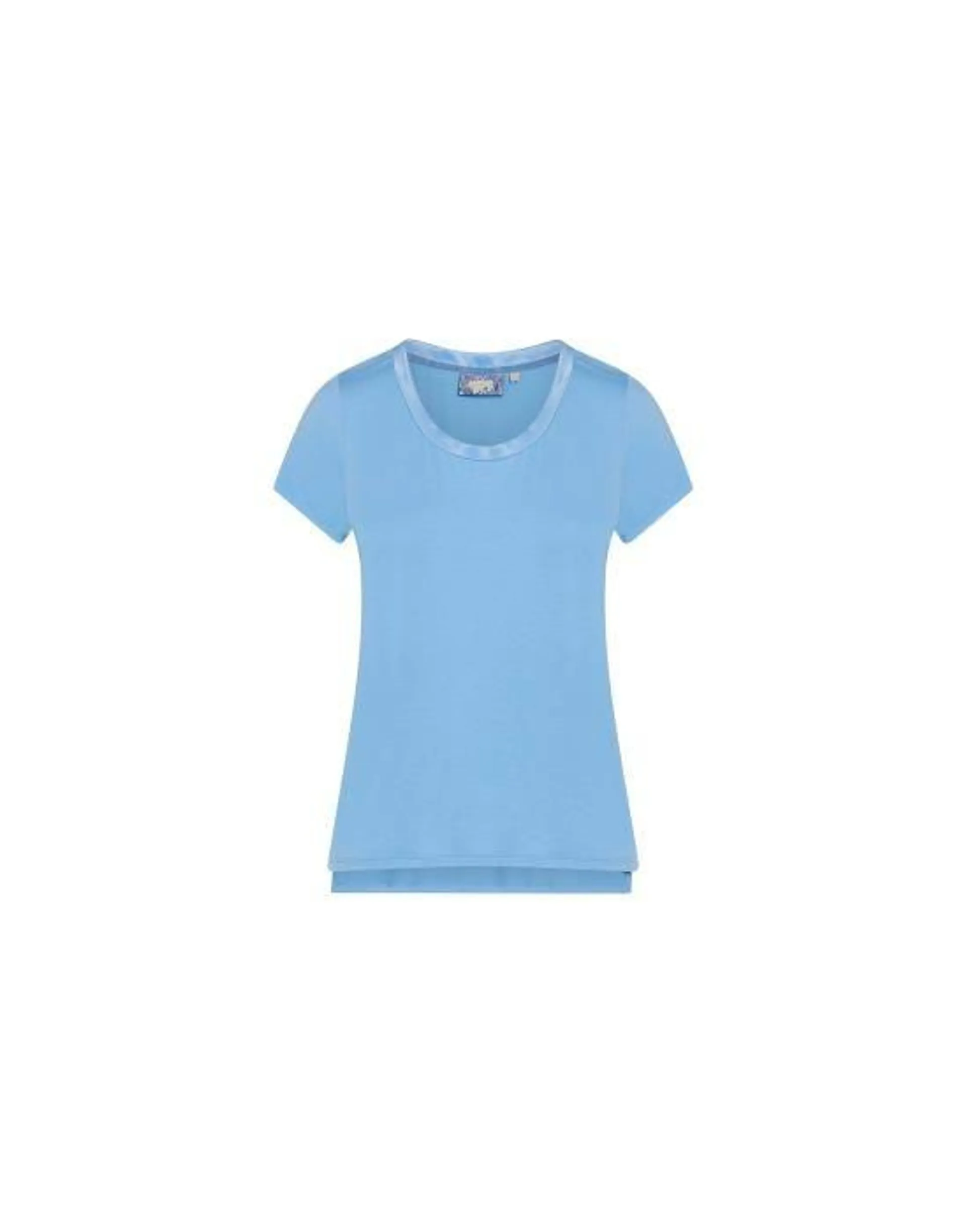 ESSENZA Luyza Uni Azur blue Top korte mouw S