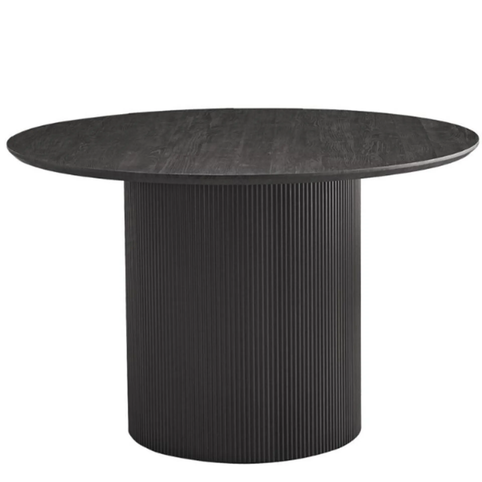 Rousseau Lagos Ronde Tafel 120x120 cm Donkerbruin, MDF-structuur