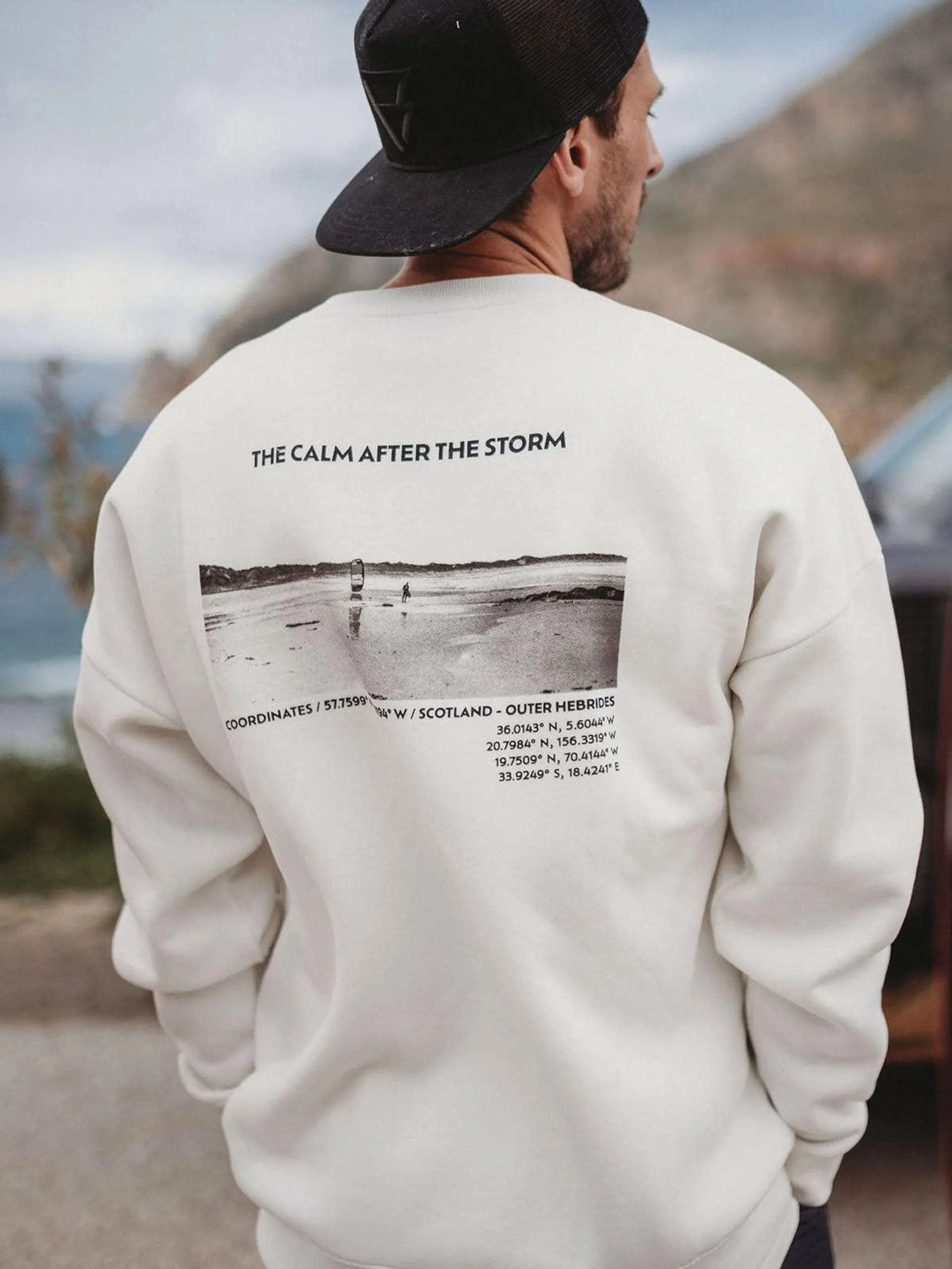 Orestis-Adventures Men Oversized Sweater | Off-White