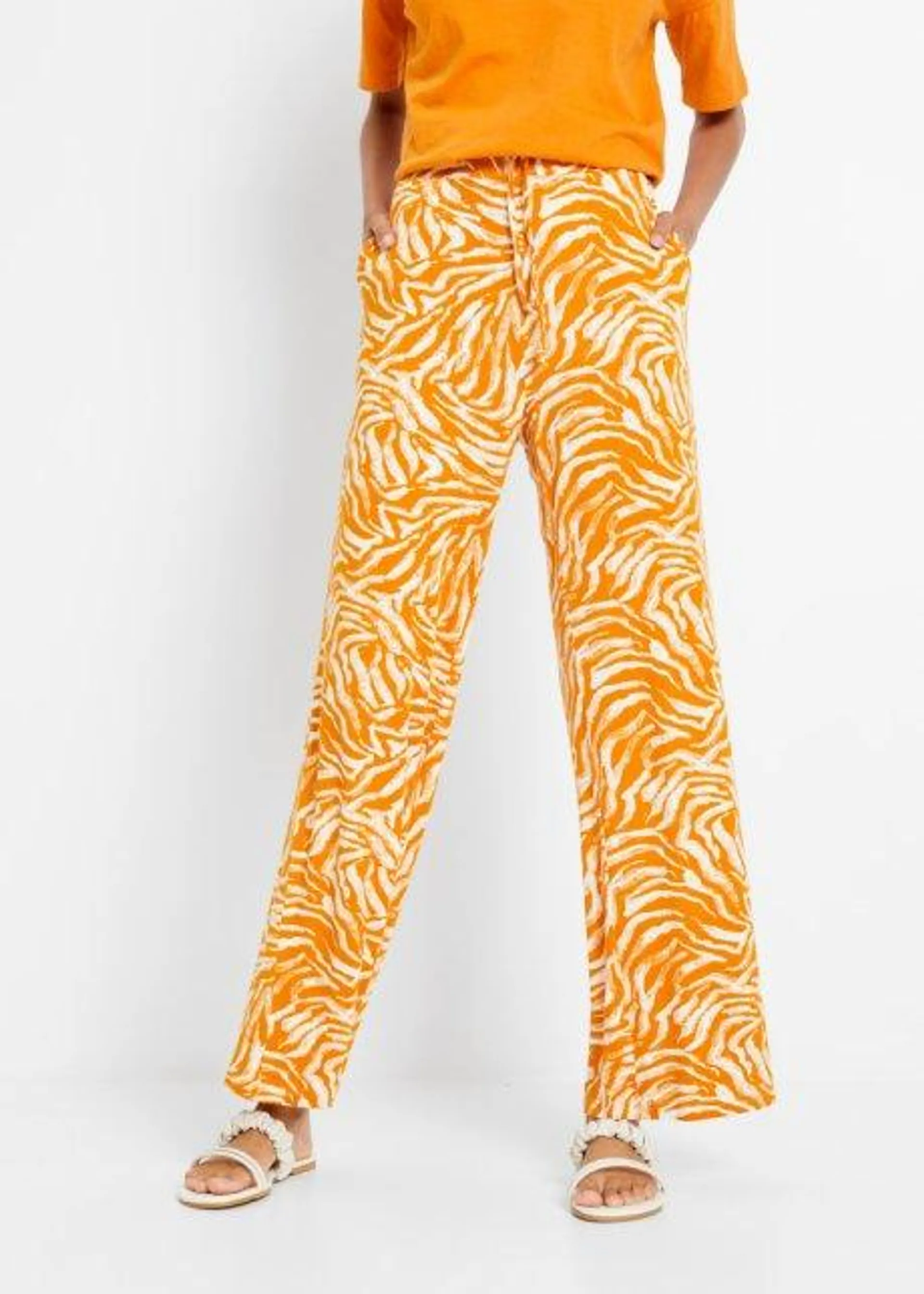 Pantalon en jersey viscose avec taille confortable