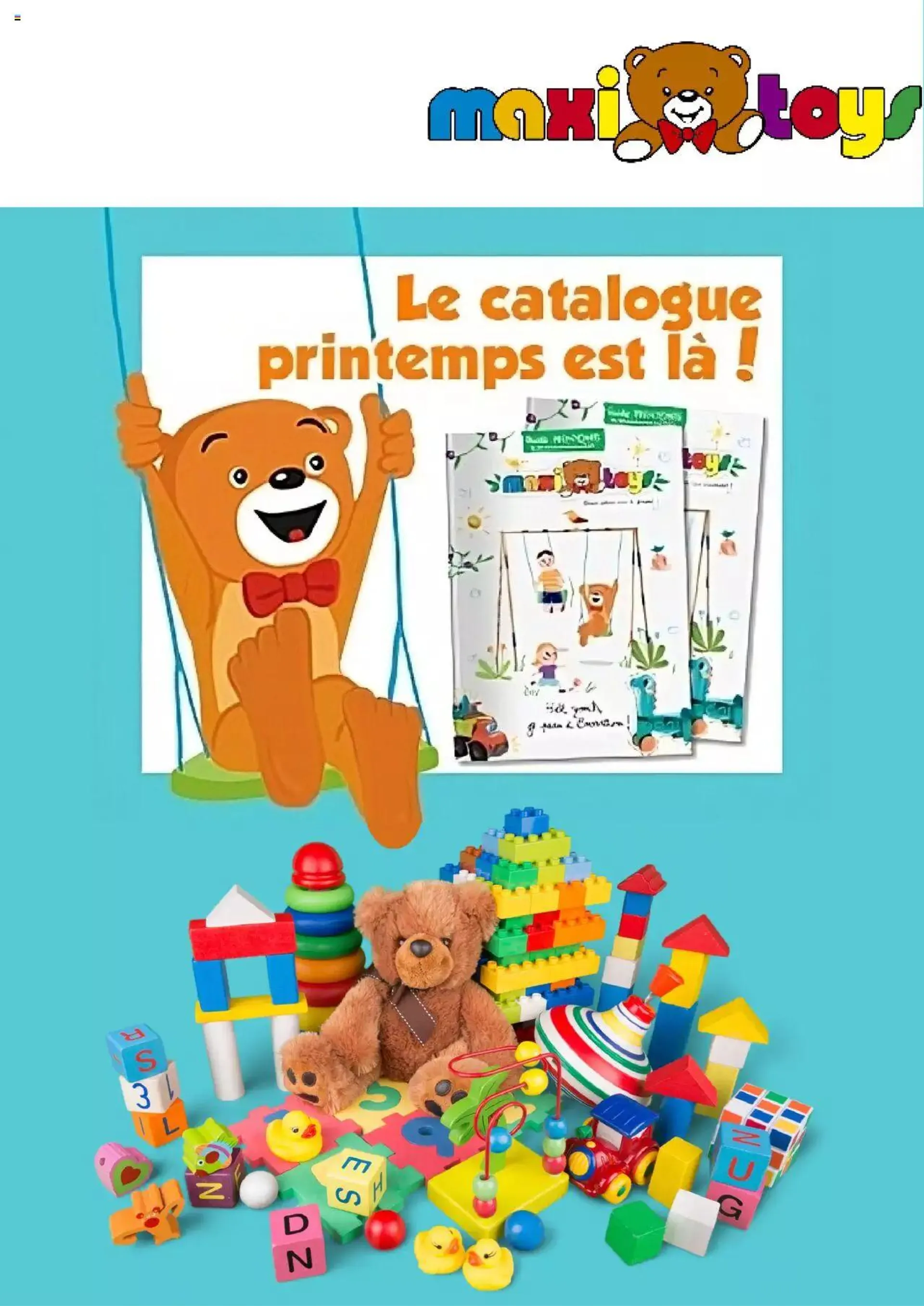 Maxi Toys folder / publicité