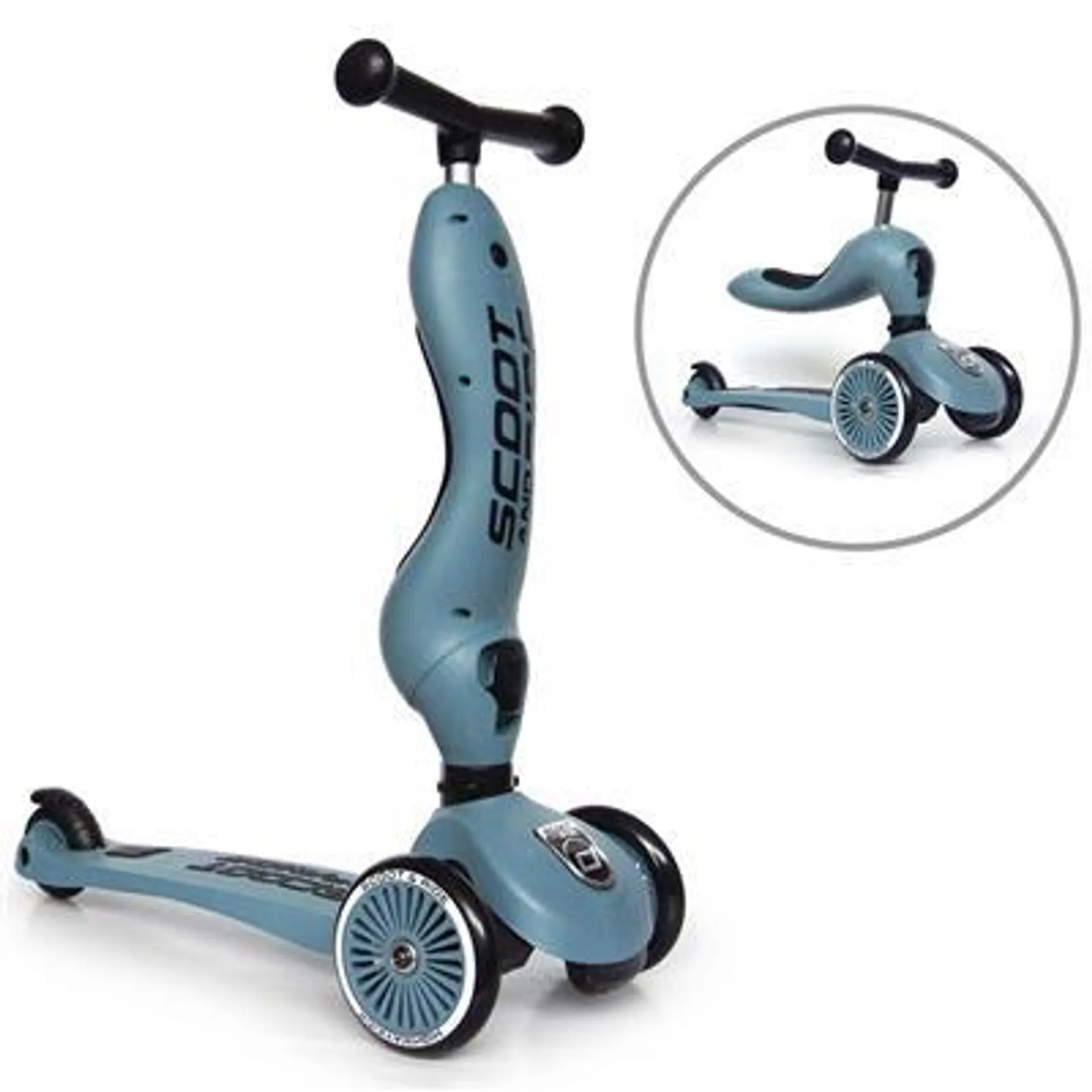 Scoot & Ride Loopfiets/step highwaykick 1 - steel