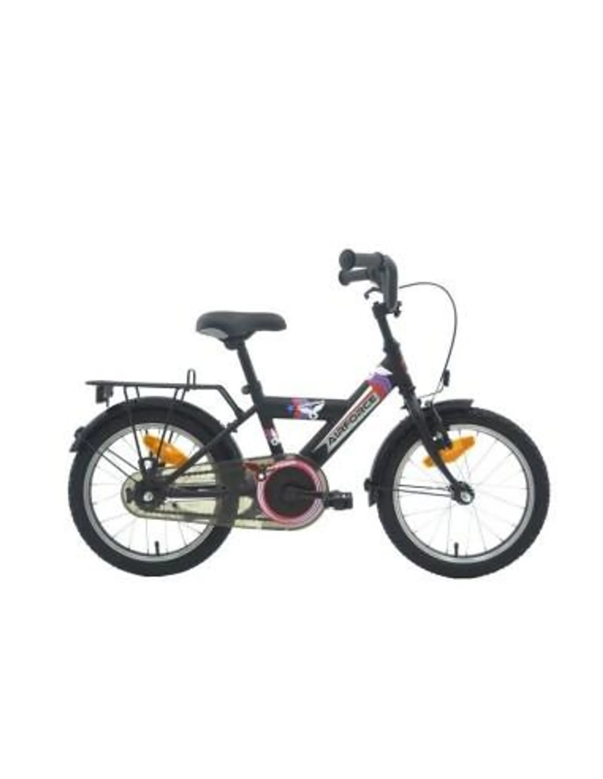 BIKE FUN KINDERFIETS AIRFORCE 12 ZWART/ROOD