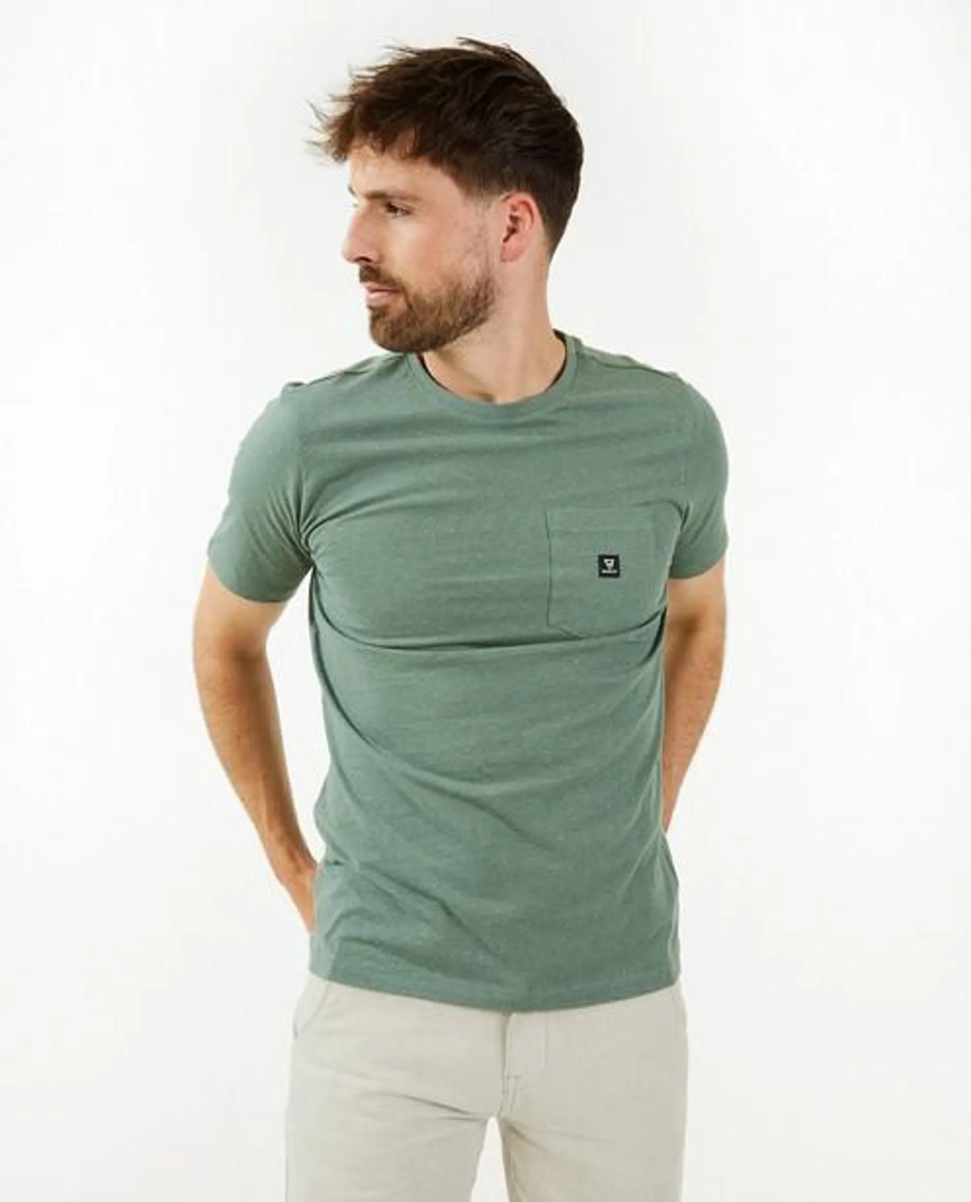 Groen T-shirt met spikkel