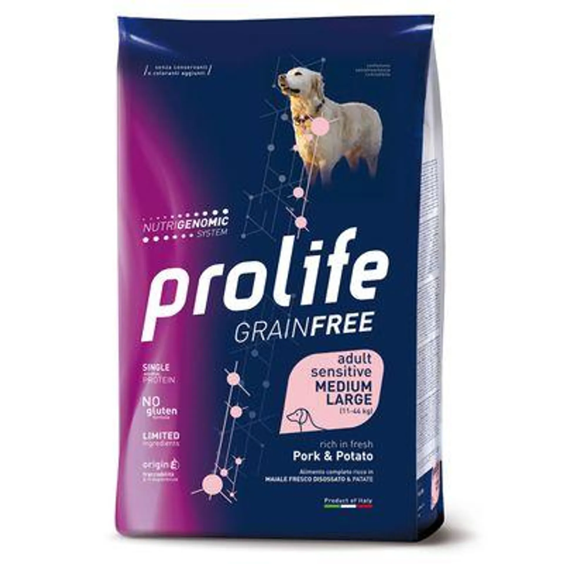 Dog Prolife Grain free porc & pomme de terre