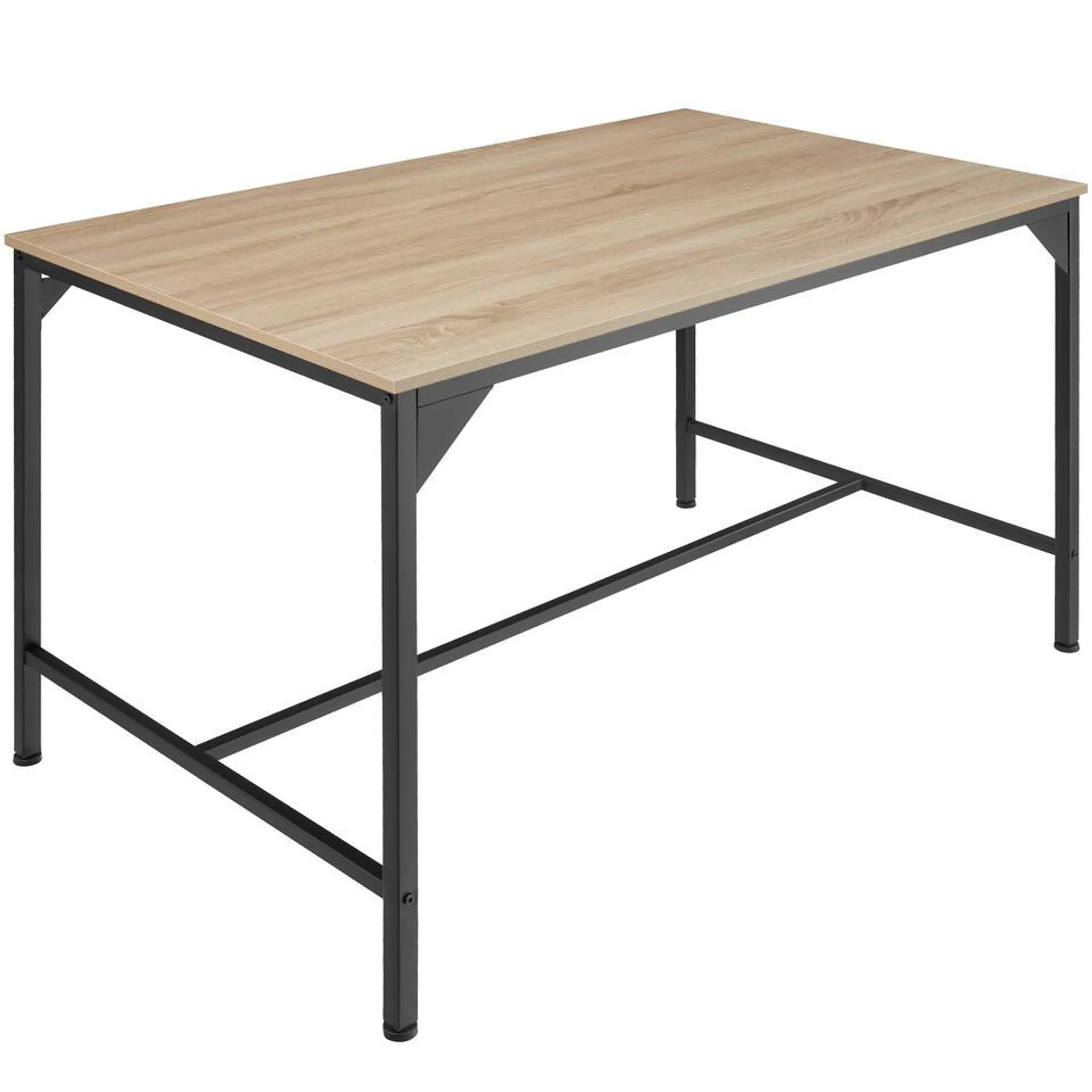 tectake - Eettafel Belfast industrieel lichtbruin - 120 x 75 x 75 cm - 404345