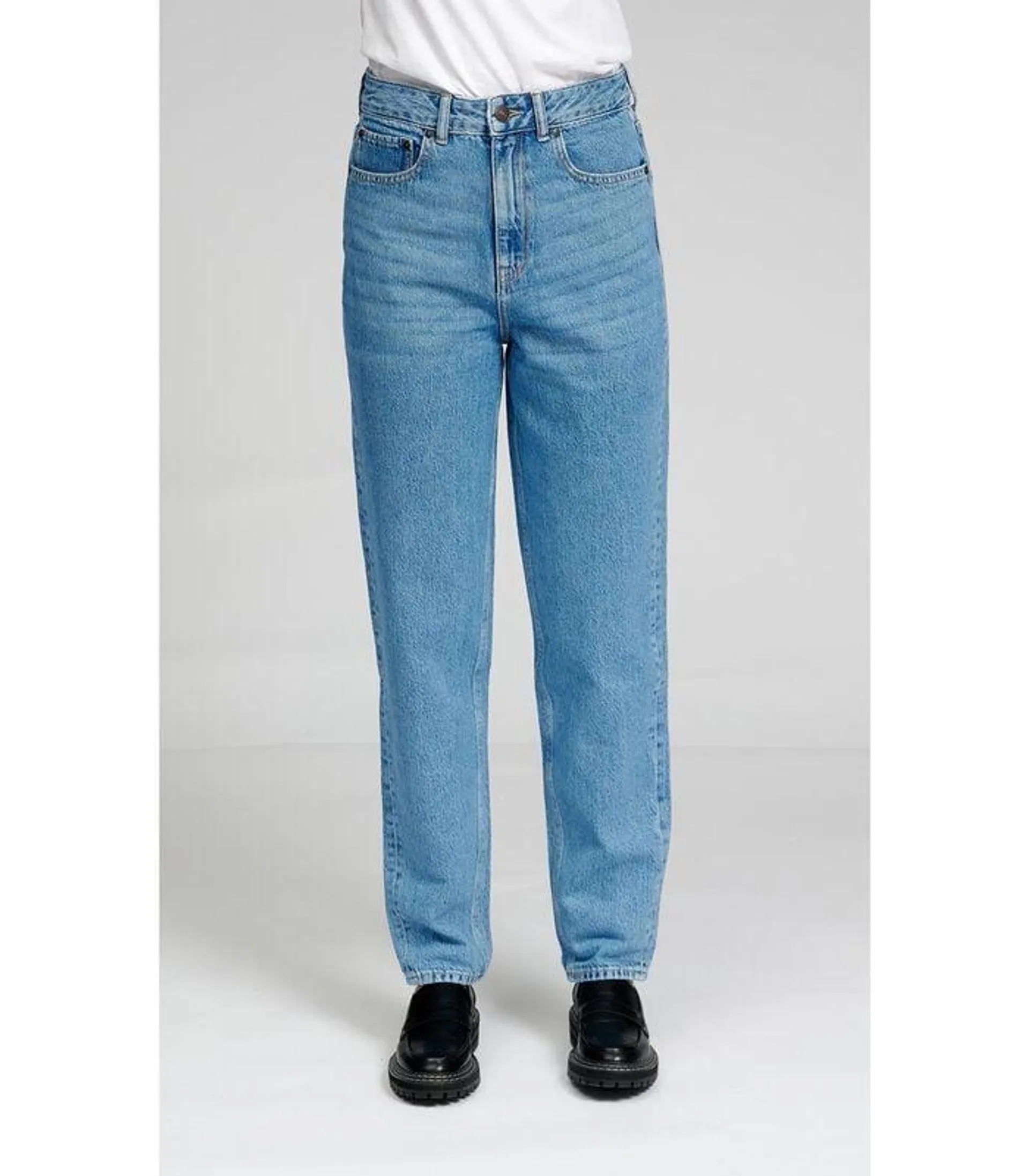 De Originele Performance Mom Jeans - Lichtblauwe Denim