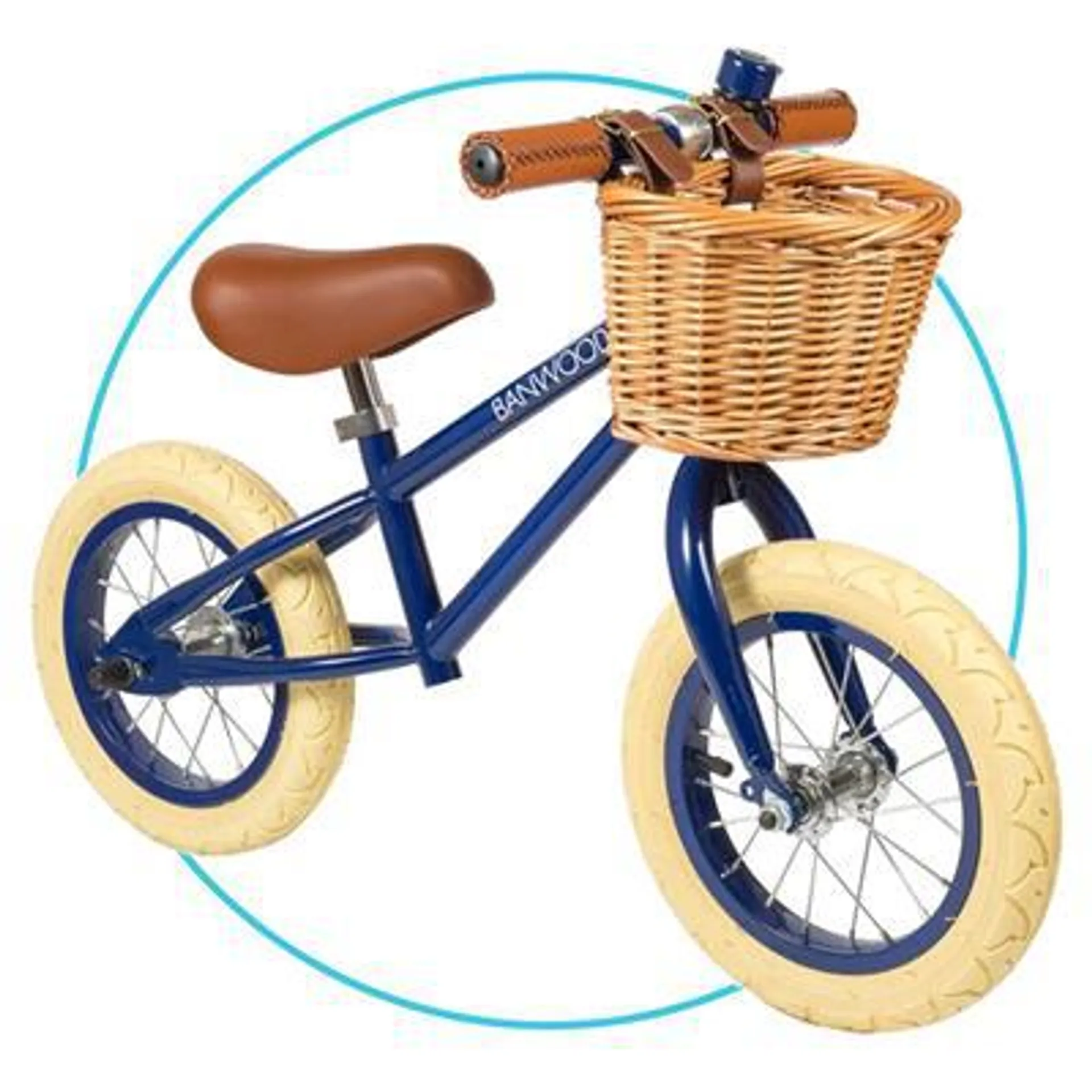 Banwood Loopfiets first go (donkerblauw)