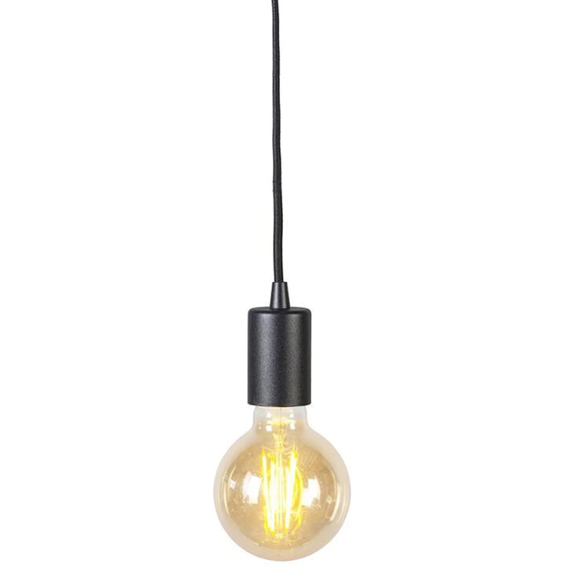 Industriële hanglamp zwart - Facil 1