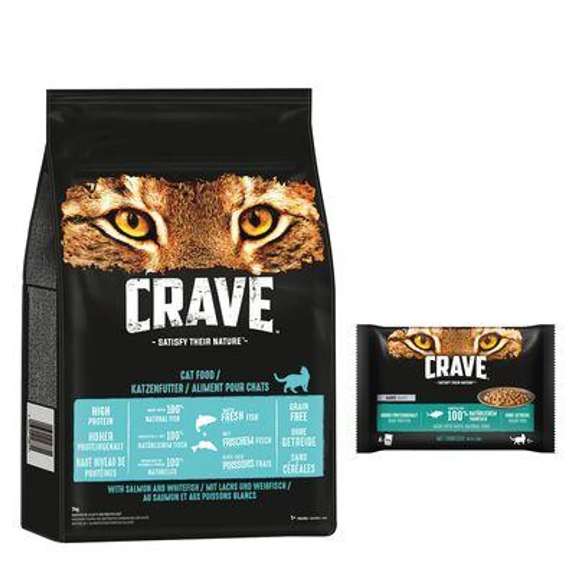 Crave Adult 7 kg + sachets thon en sauce 4 x 85 g : 15 % de remise !