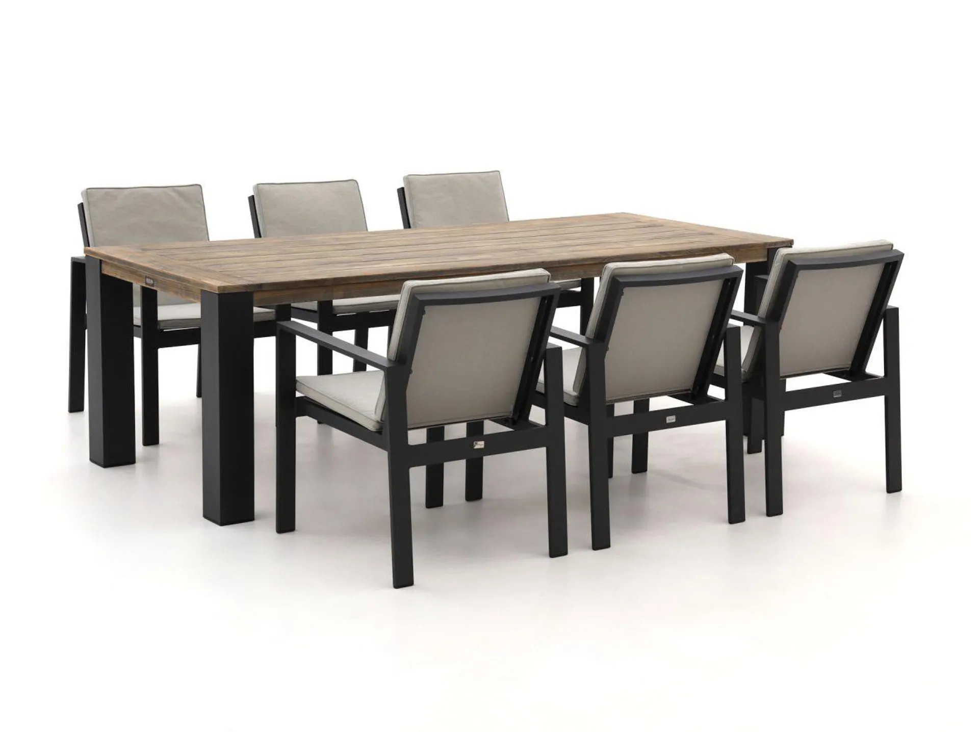 Bellagio Vezzano/ROUGH-X 240cm dining tuinset 7-delig