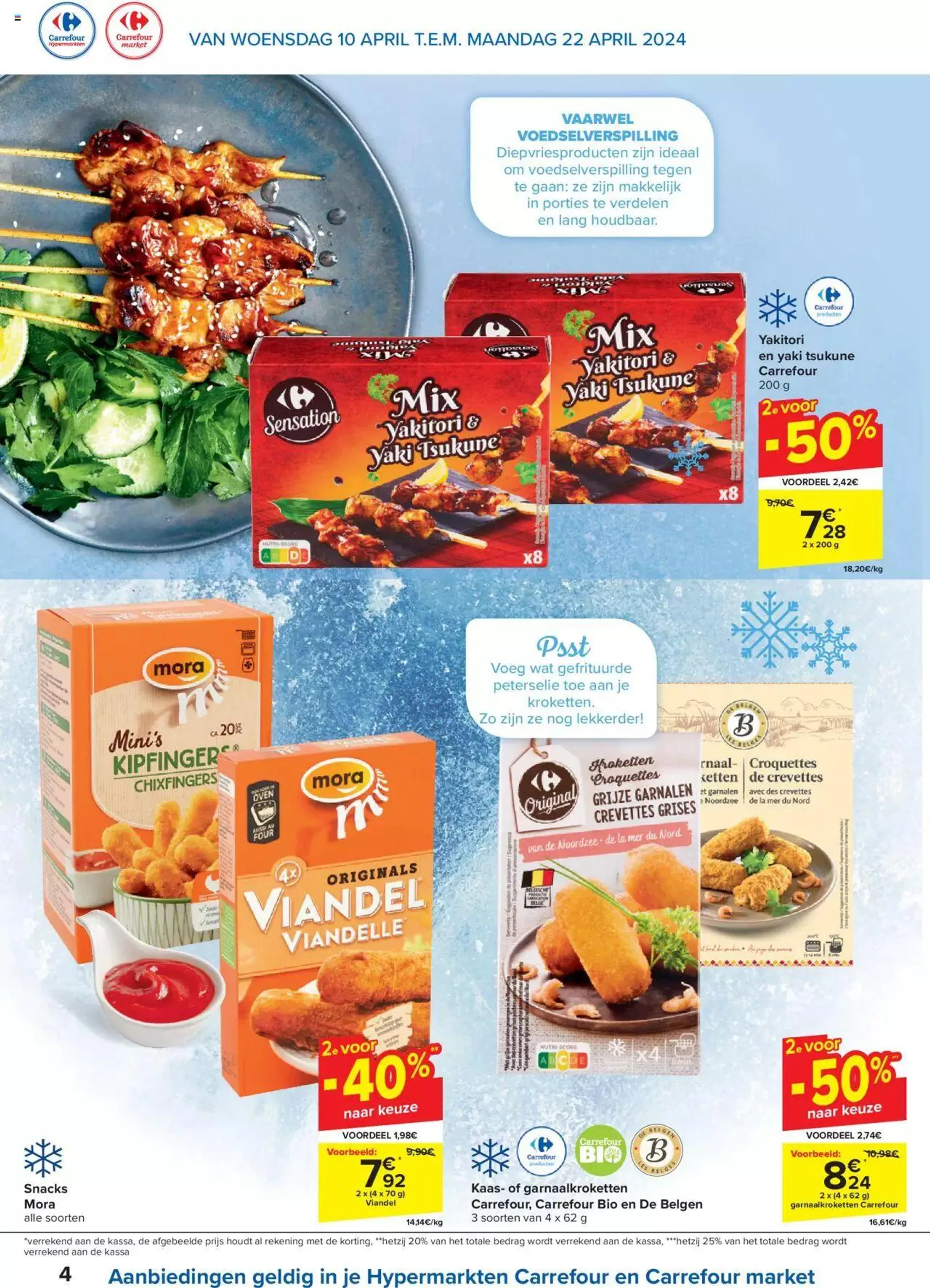 Carrefour Diepvries-special van 22 april tot 31 december 2024 - folder pagina 4