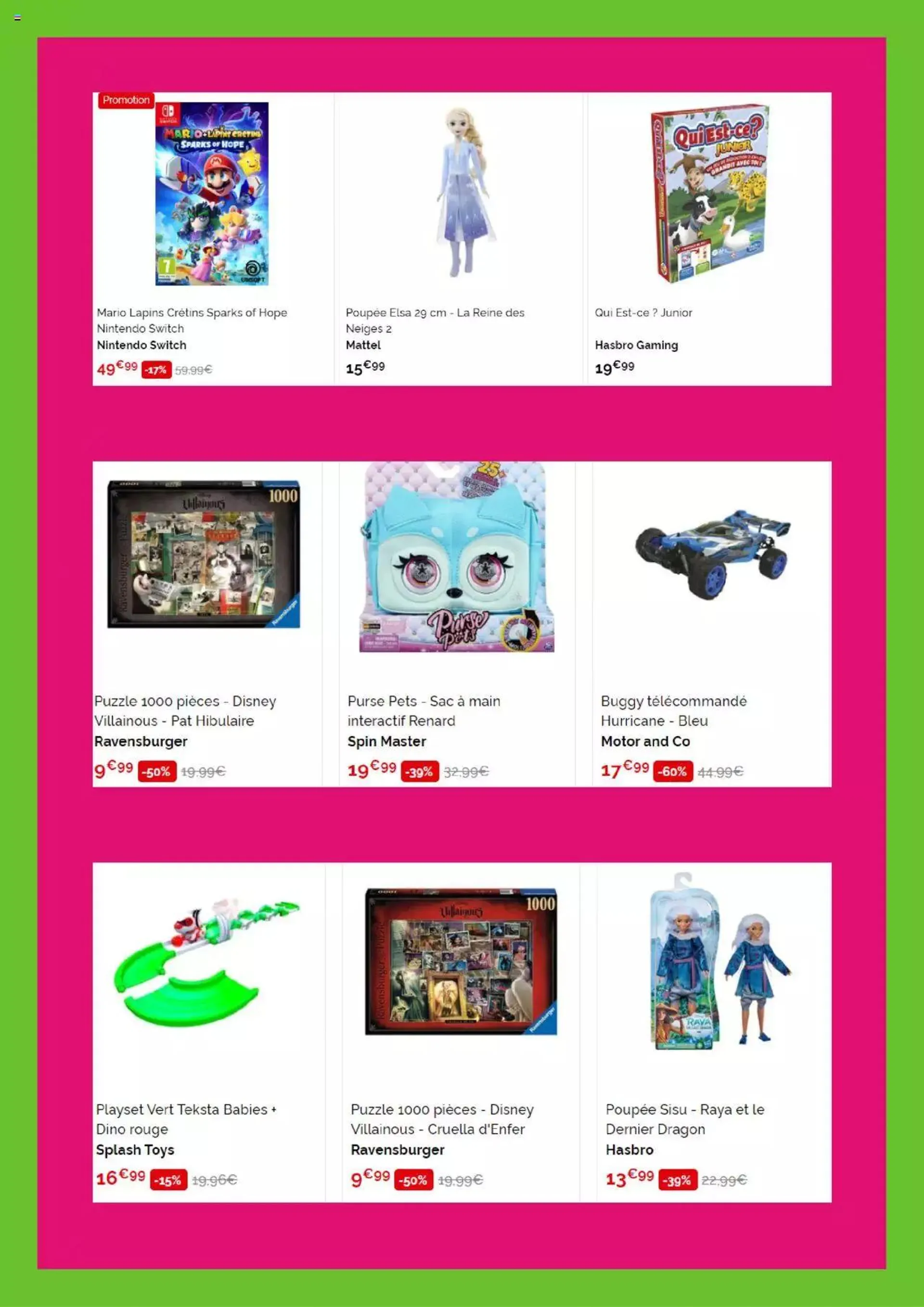 Maxi Toys folder / publicité - 2