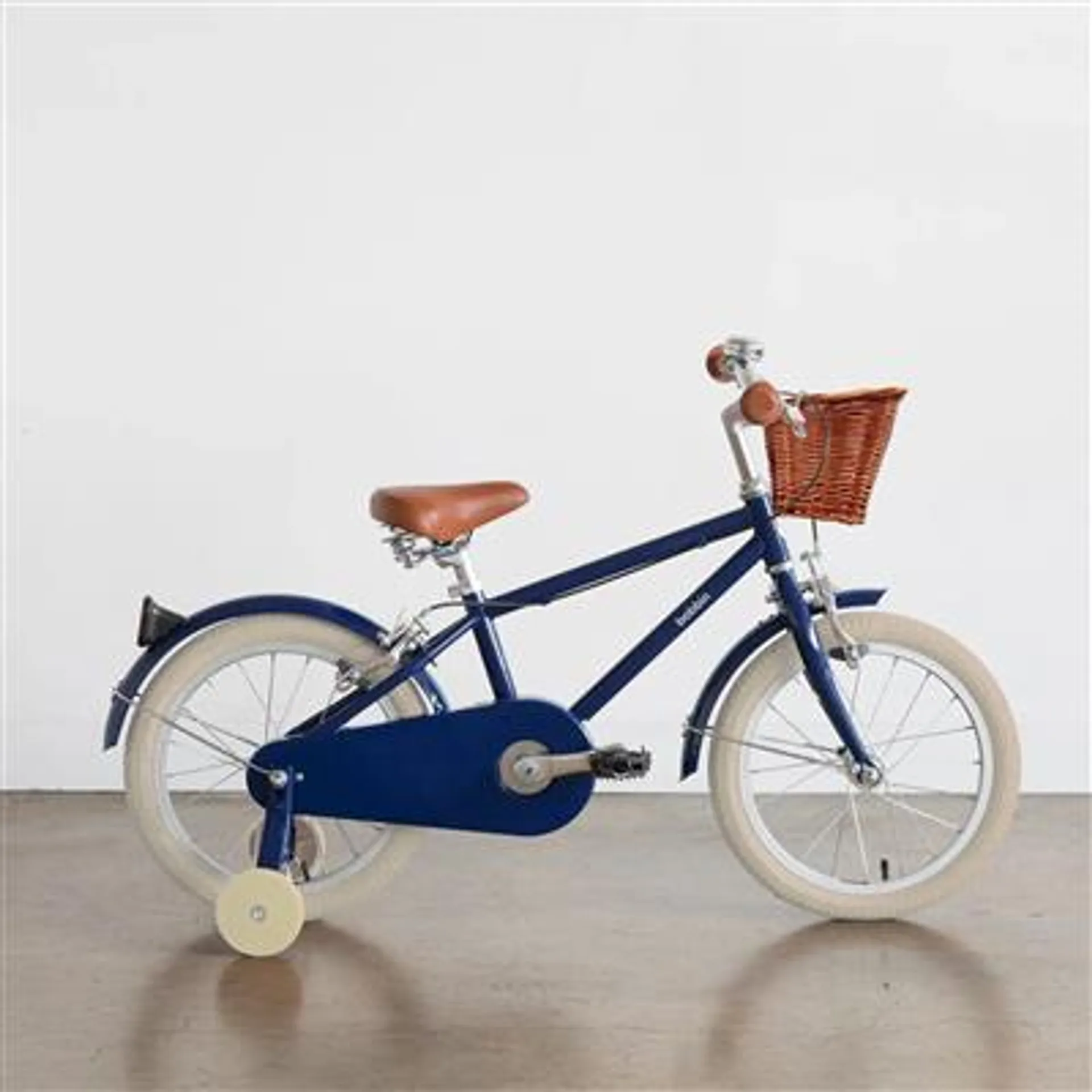 Bobbin Fiets 16" moonbug - blueberry (cream tyres)