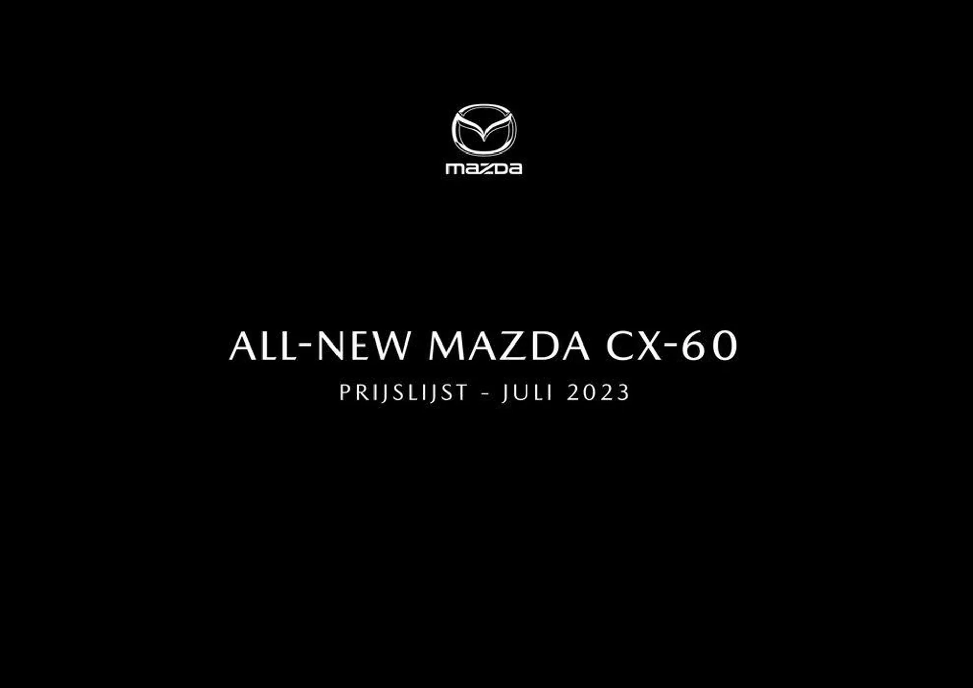 ALL-NEW MAZDA CX-60 - 1