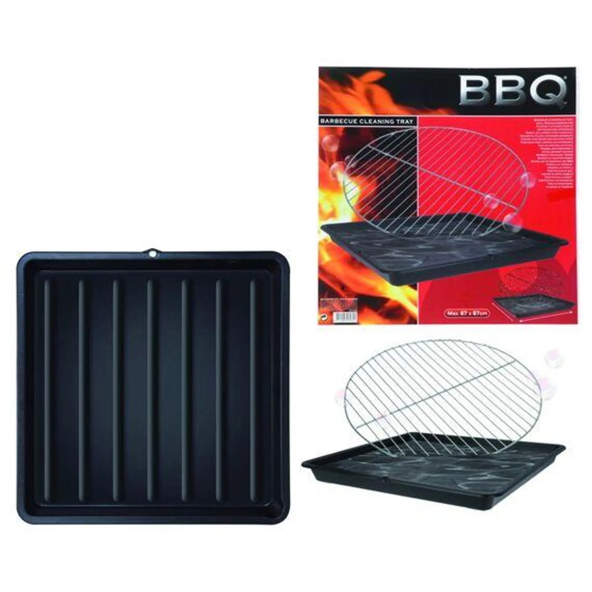 Bbq Schoonmaaktray 1300Gr