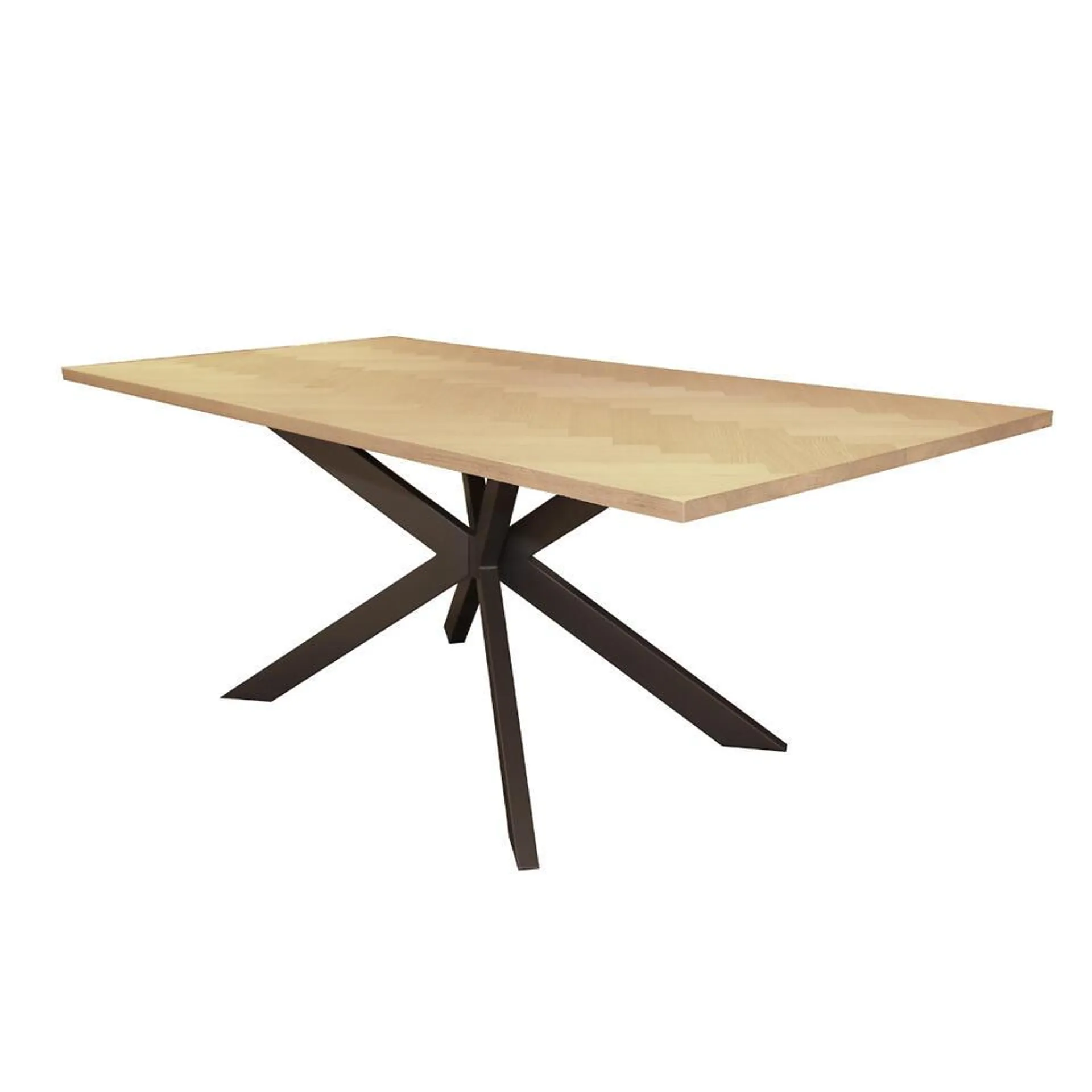 Fraaai - Porto eetkamertafel - 200 cm - vissengraat - naturel