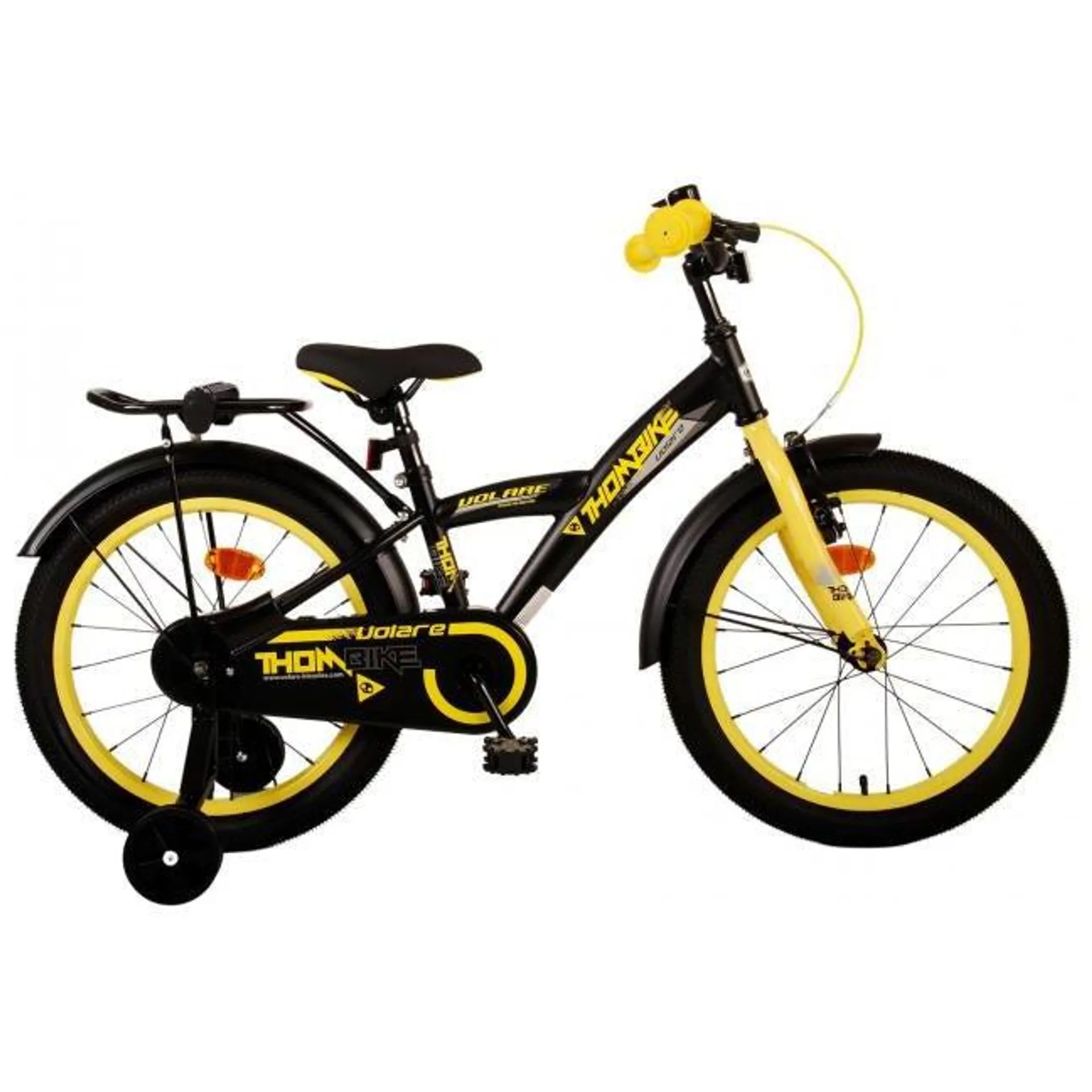 Volare Thombike Kinderfiets - Jongens - 18 inch - Zwart Geel