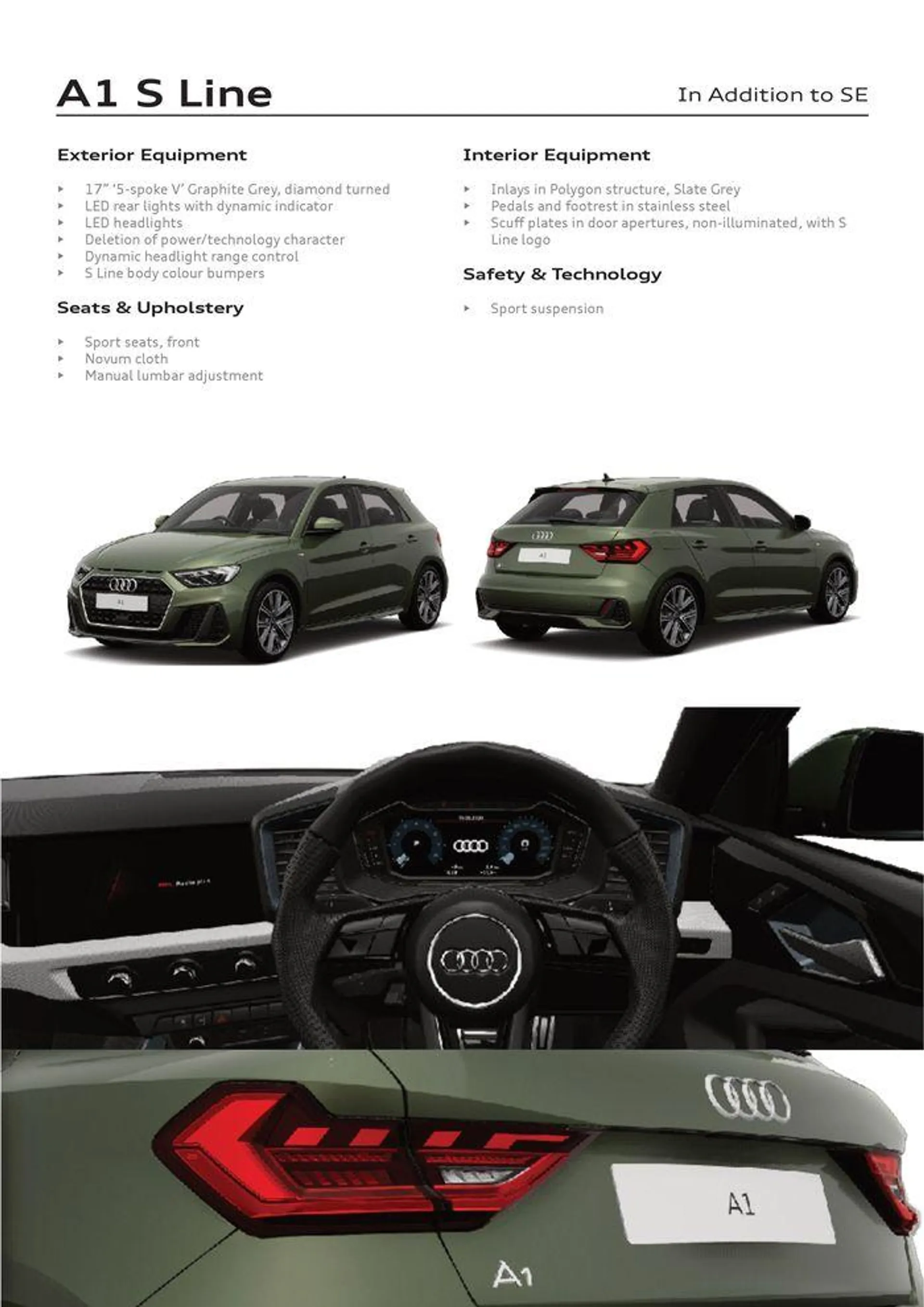 Audi A1 2024  van 9 april tot 9 april 2025 - folder pagina 4