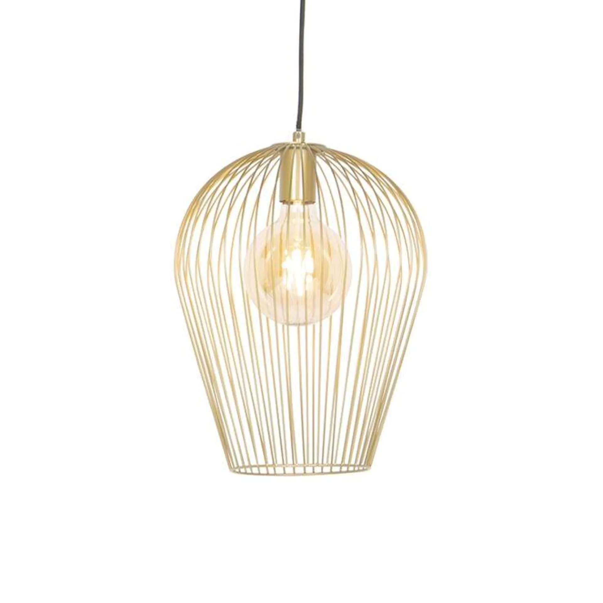 Design hanglamp goud - Wire Ario