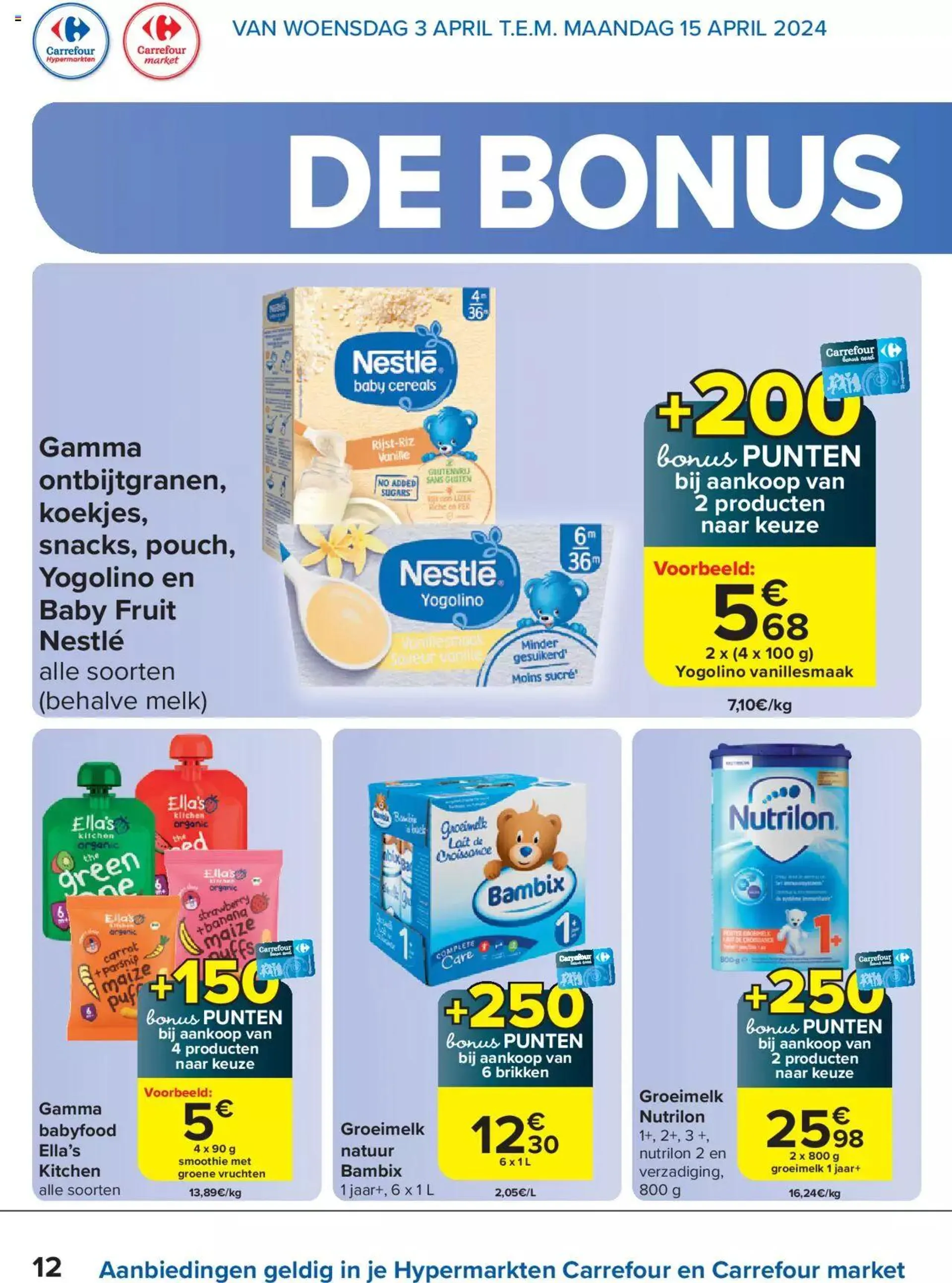 Carrefour Special Bonus Punten van 15 april tot 31 december 2024 - folder pagina 12