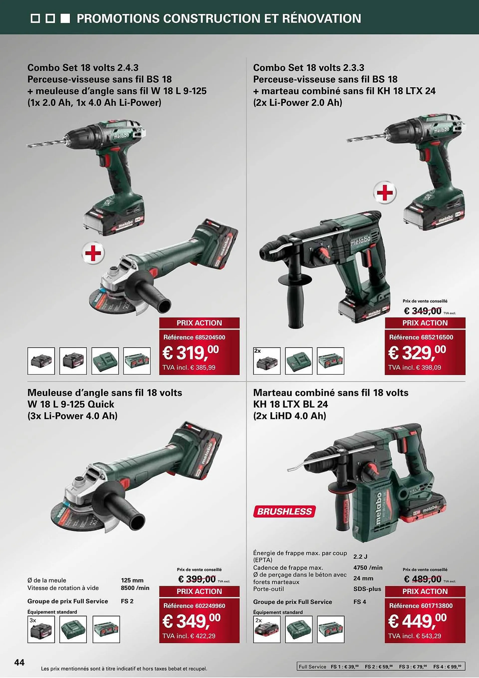 Metabo folder van 1 september tot 31 januari 2024 - folder pagina 44