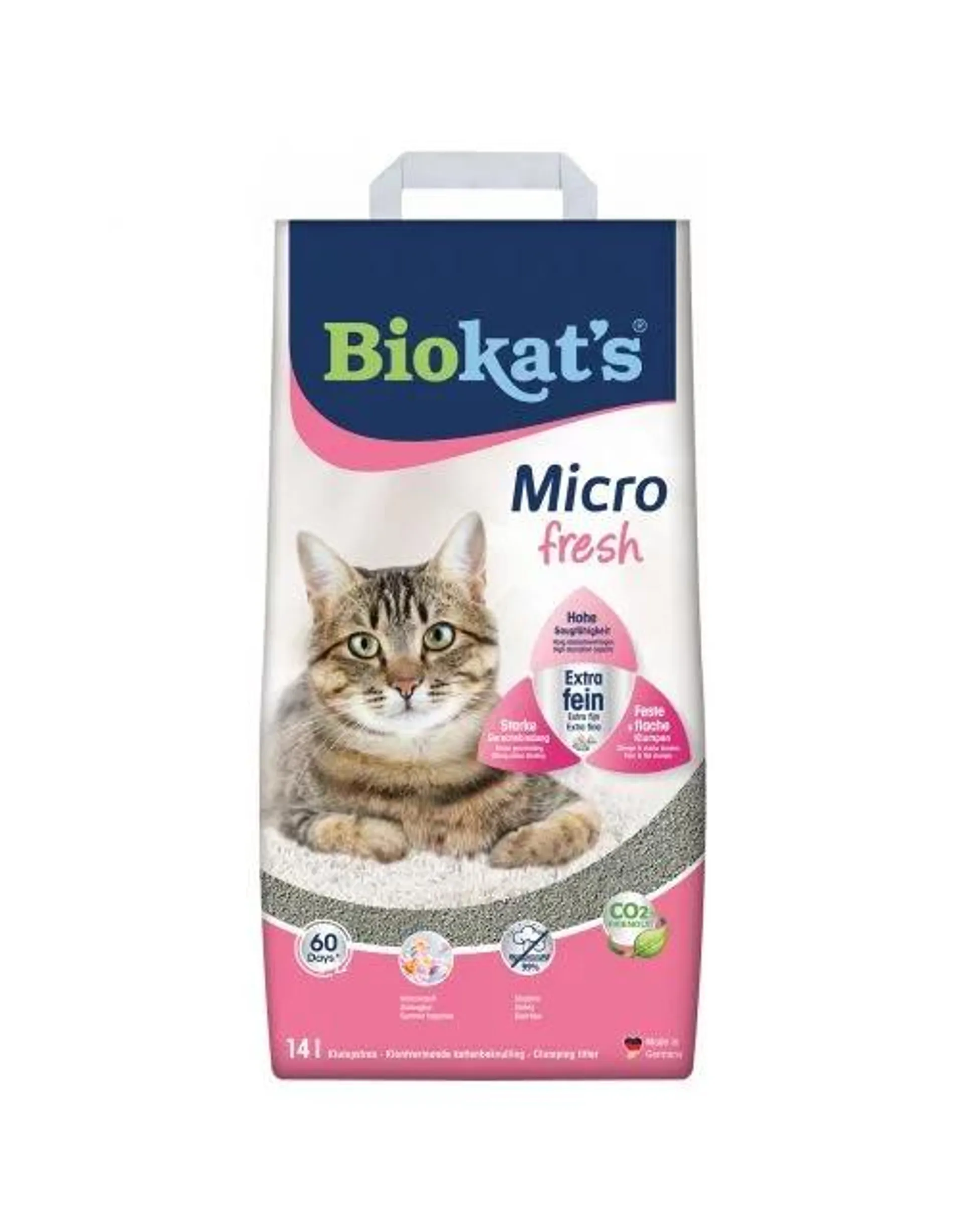 Biokat's Micro Fresh - Kattenbakvulling - 14 l 13.3 kg