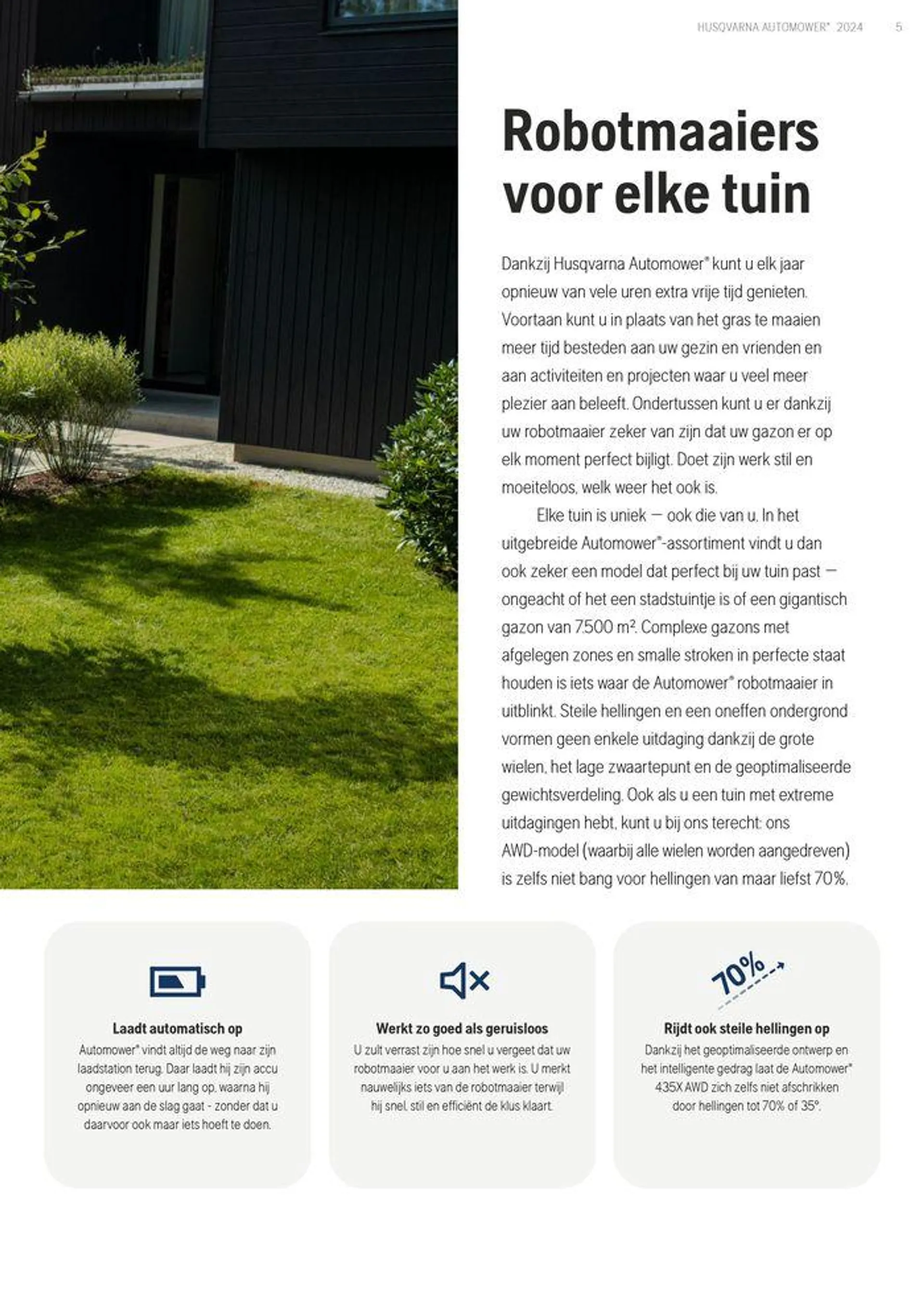 Automower Brochure 2024 van 3 april tot 31 december 2024 - folder pagina 5