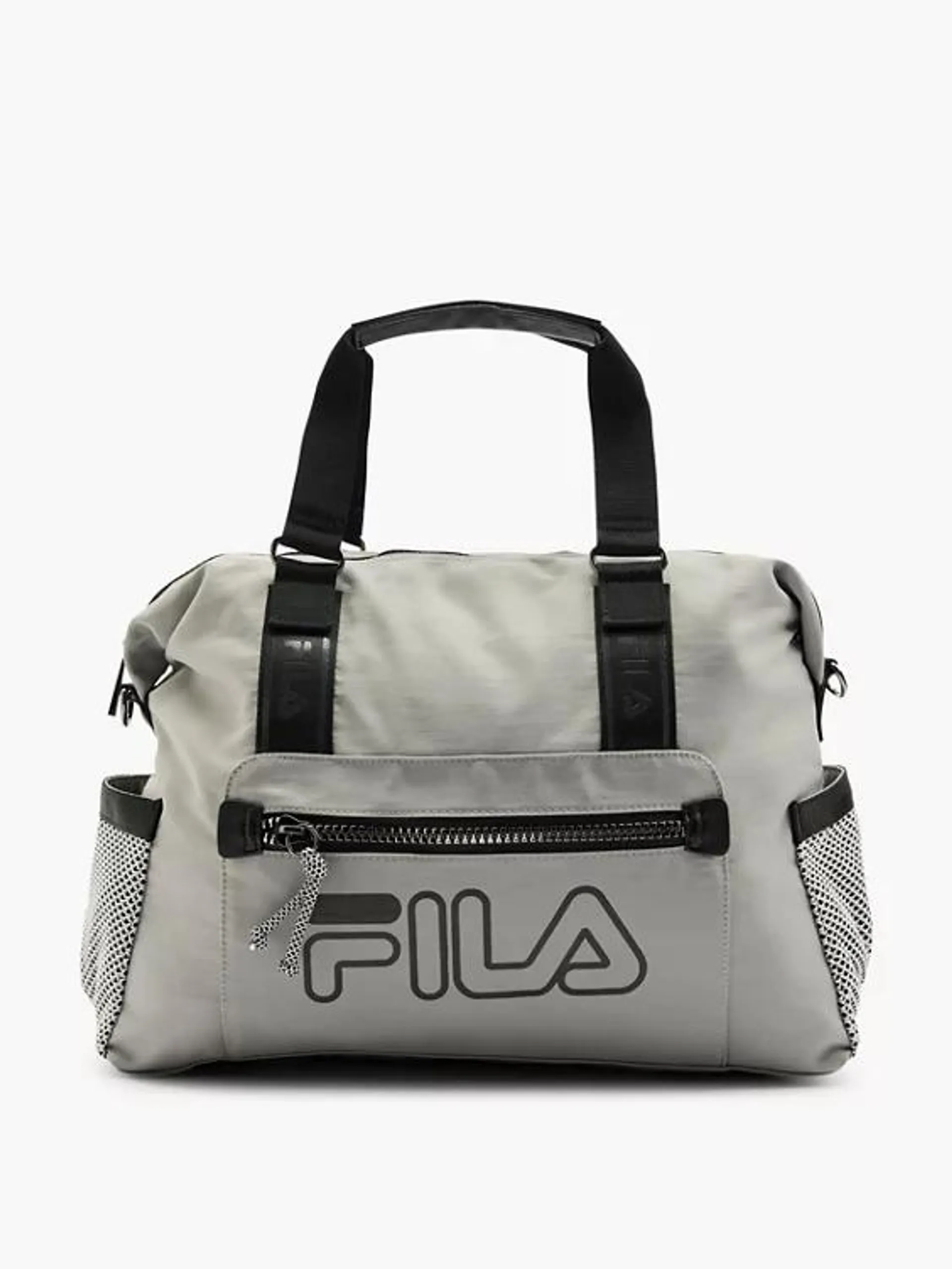 Grey and Black Fila Shoulder Bag