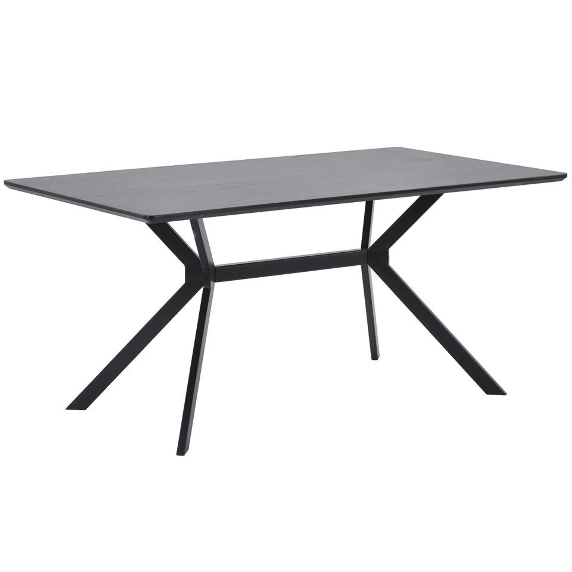 WOOOD Exclusive Bruno Eettafel - Mdf - Zwart - 200x90