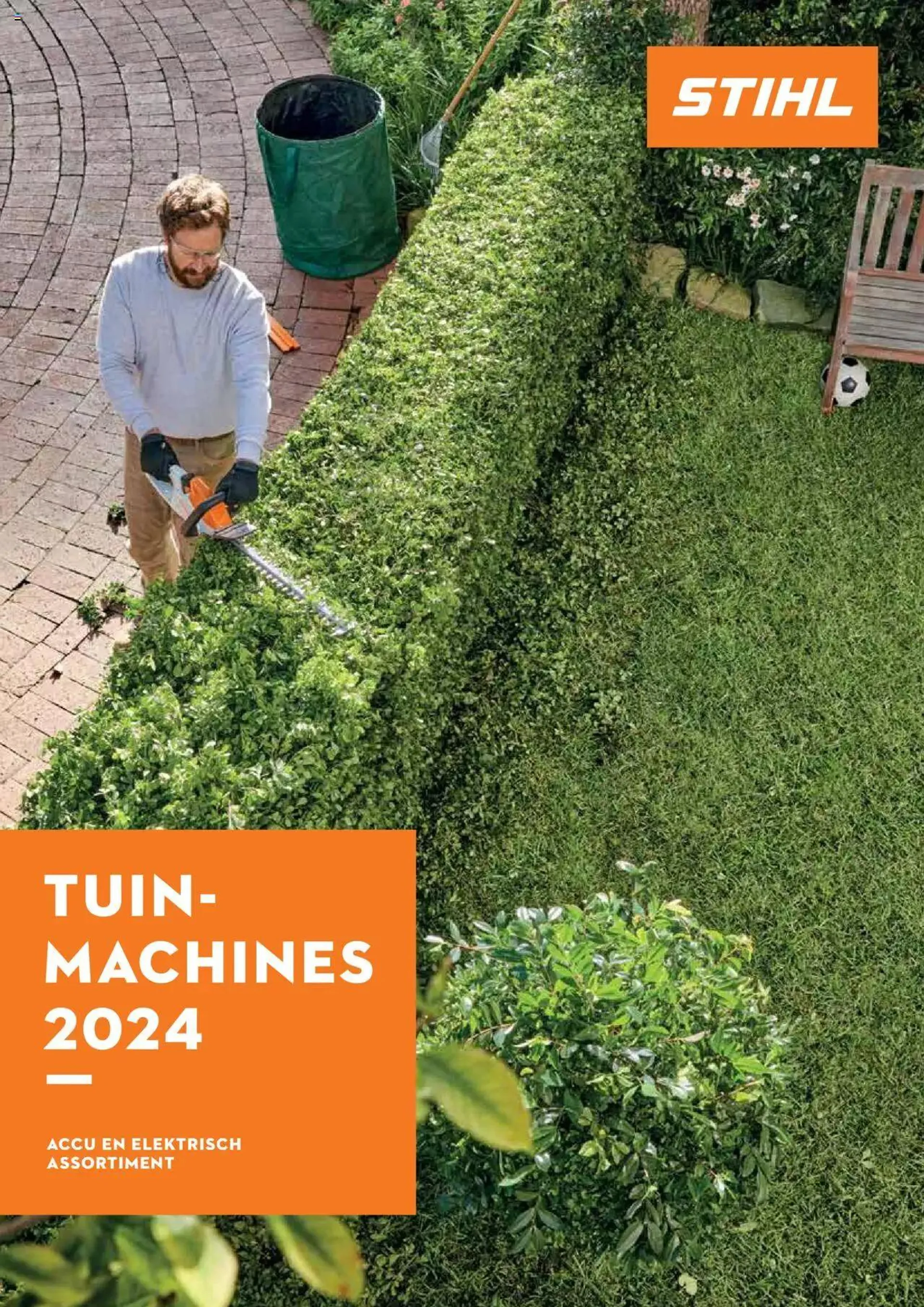 Aveve Gids tuinmachines van 8 april tot 31 december 2024 - folder pagina 1